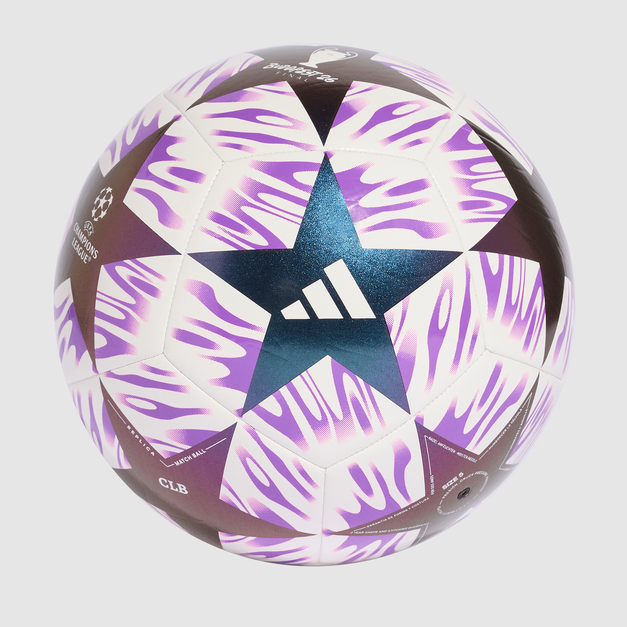 Adidas Uefa Champions League 25 26 Club Football White