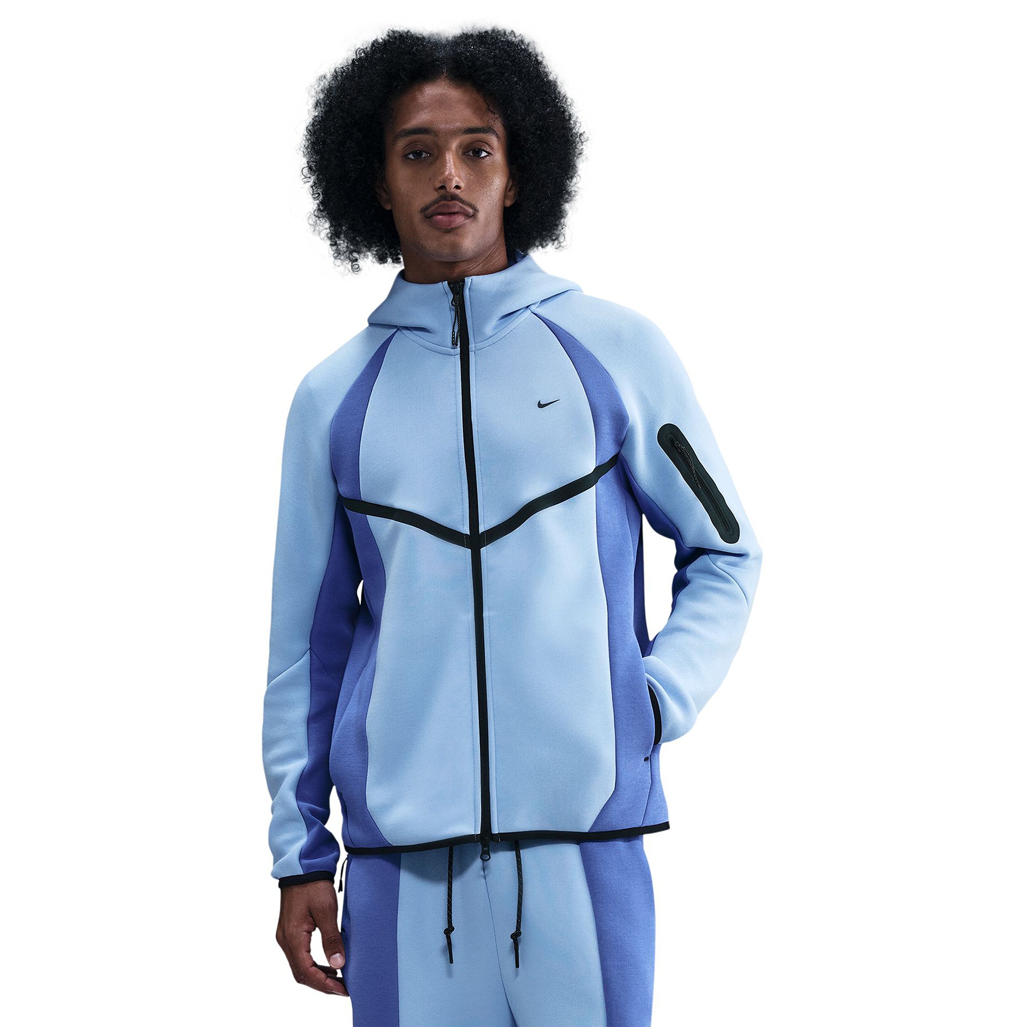 nike tech fleece suit blue