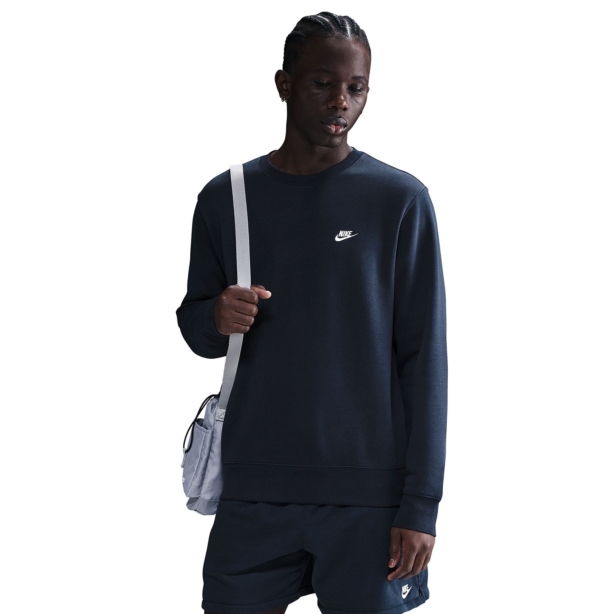 nike fleece crew neck