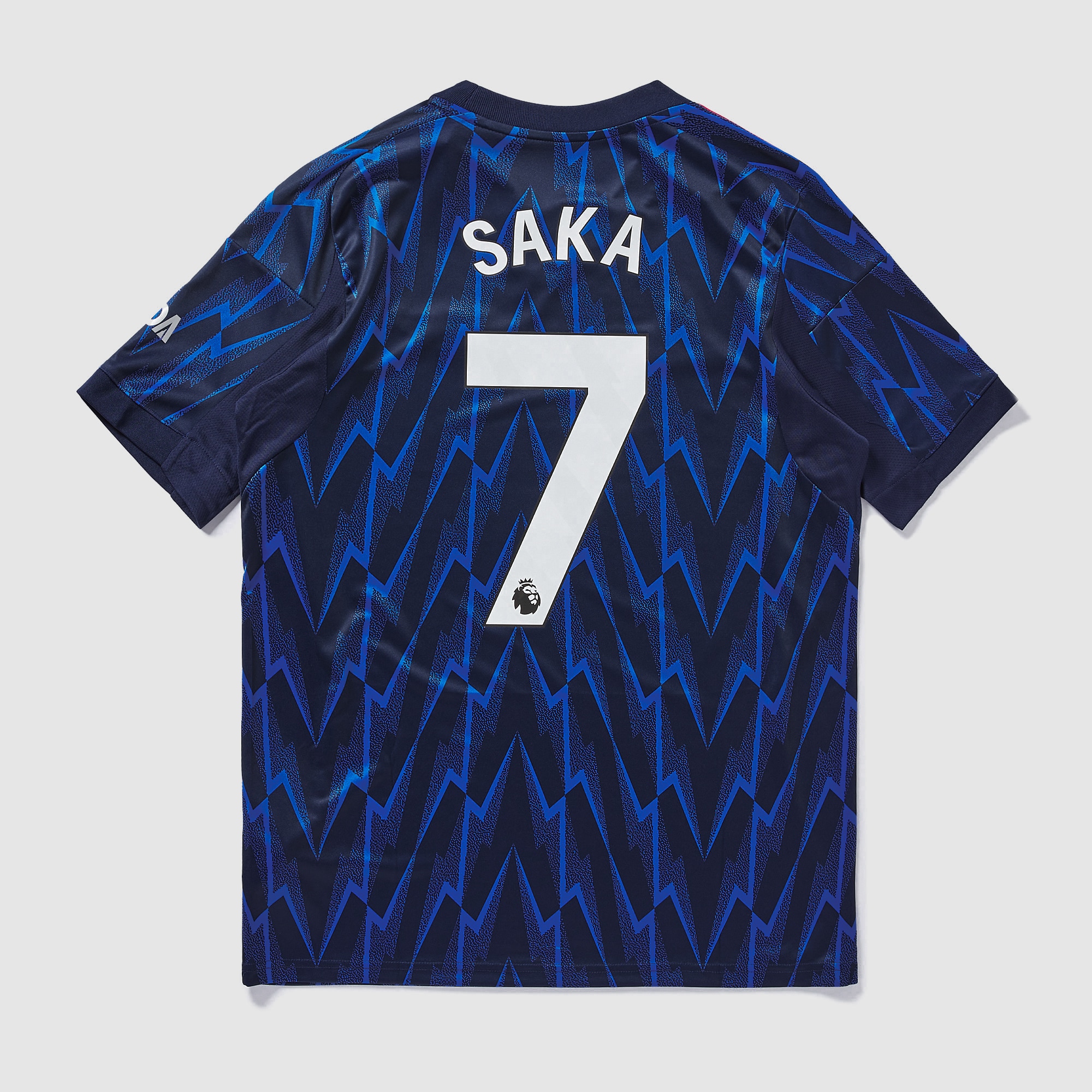 adidas Arsenal 25/26 Away Shirt with Saka 7 - Night Indigo/Grey