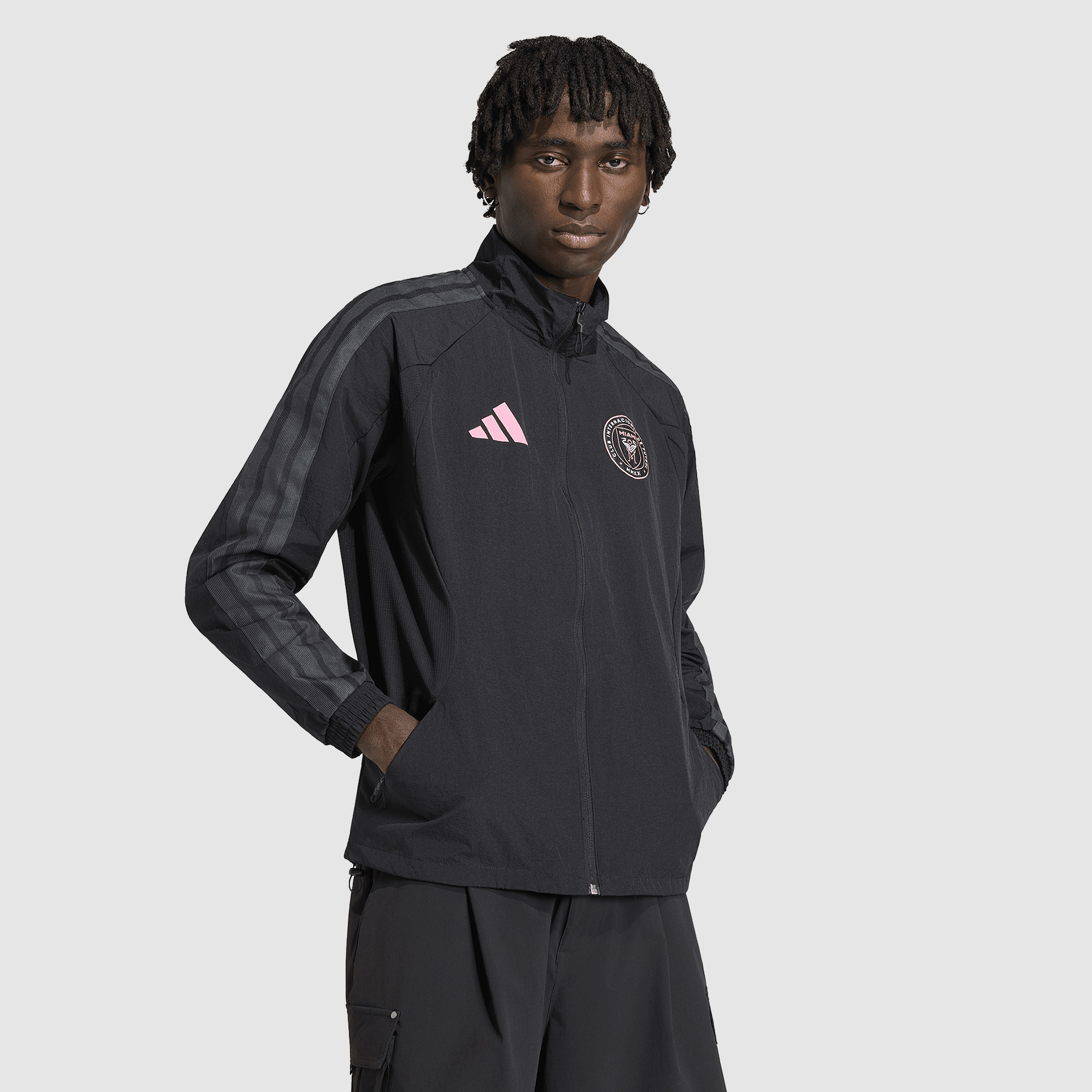 Adidas Inter Miami 2026 Anthem Jacket Black