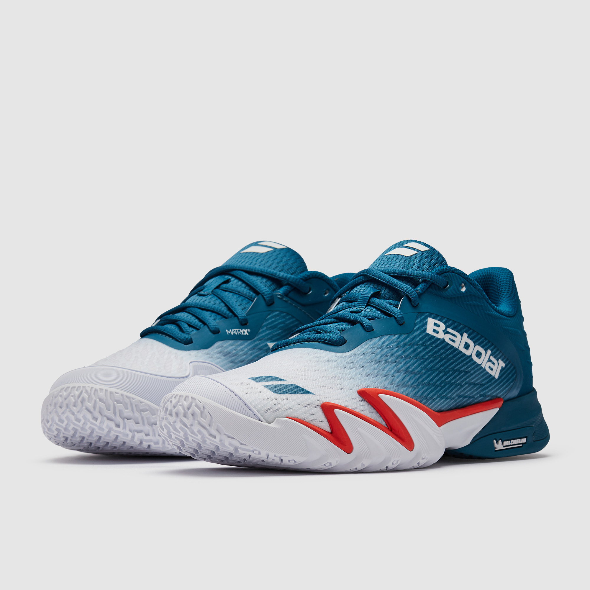 Babolat Movea Scarpe Da Padel Uomo - Blu, Suola Michelin, Power Strap, Stabili E Confortevoli