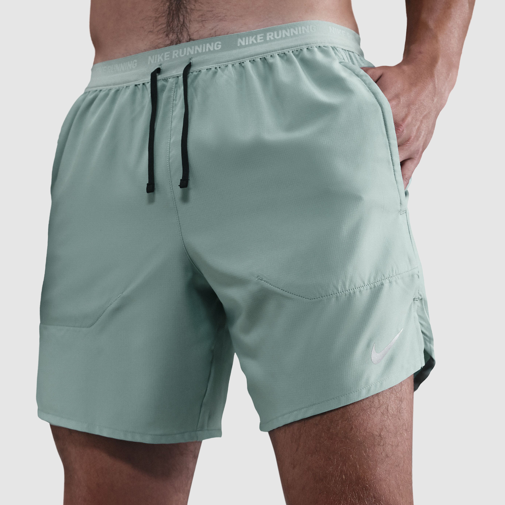 Nike Stride Dri Fit 7 Inch Brief Lined Shorts Black
