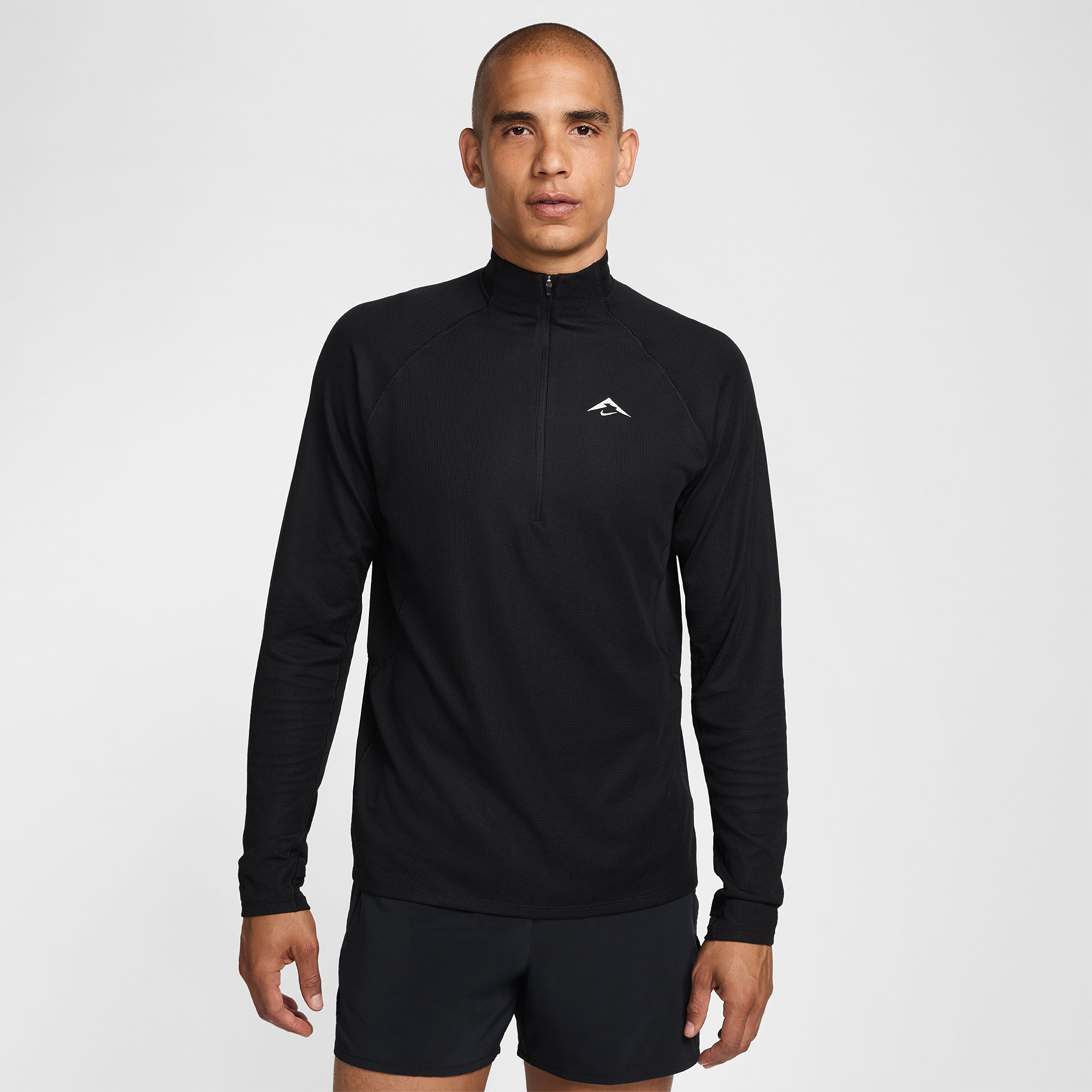Nike Dri Fit Trail 1 2 Zip Top Black