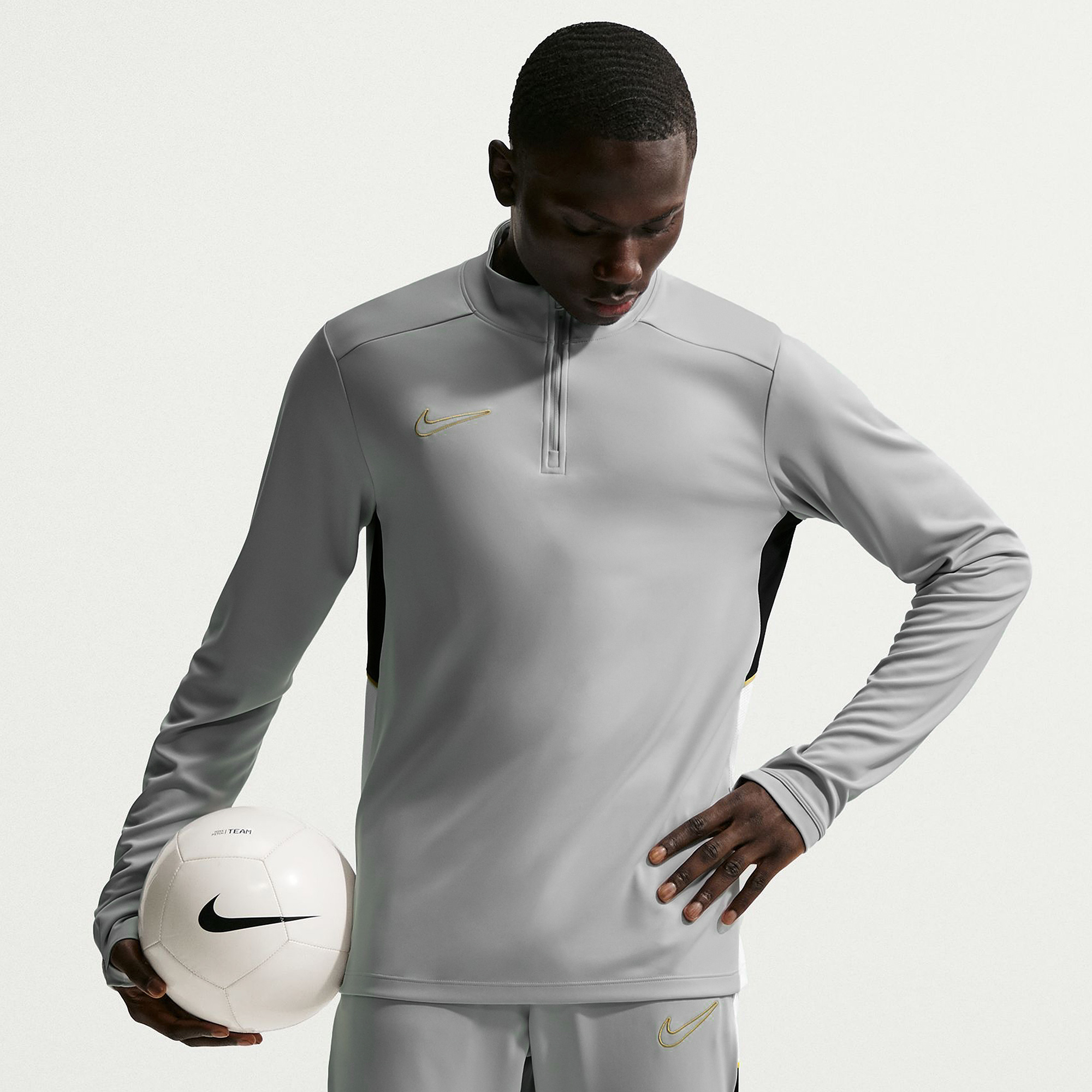 Nike Dri Fit Academy 25 Drill Top Grey