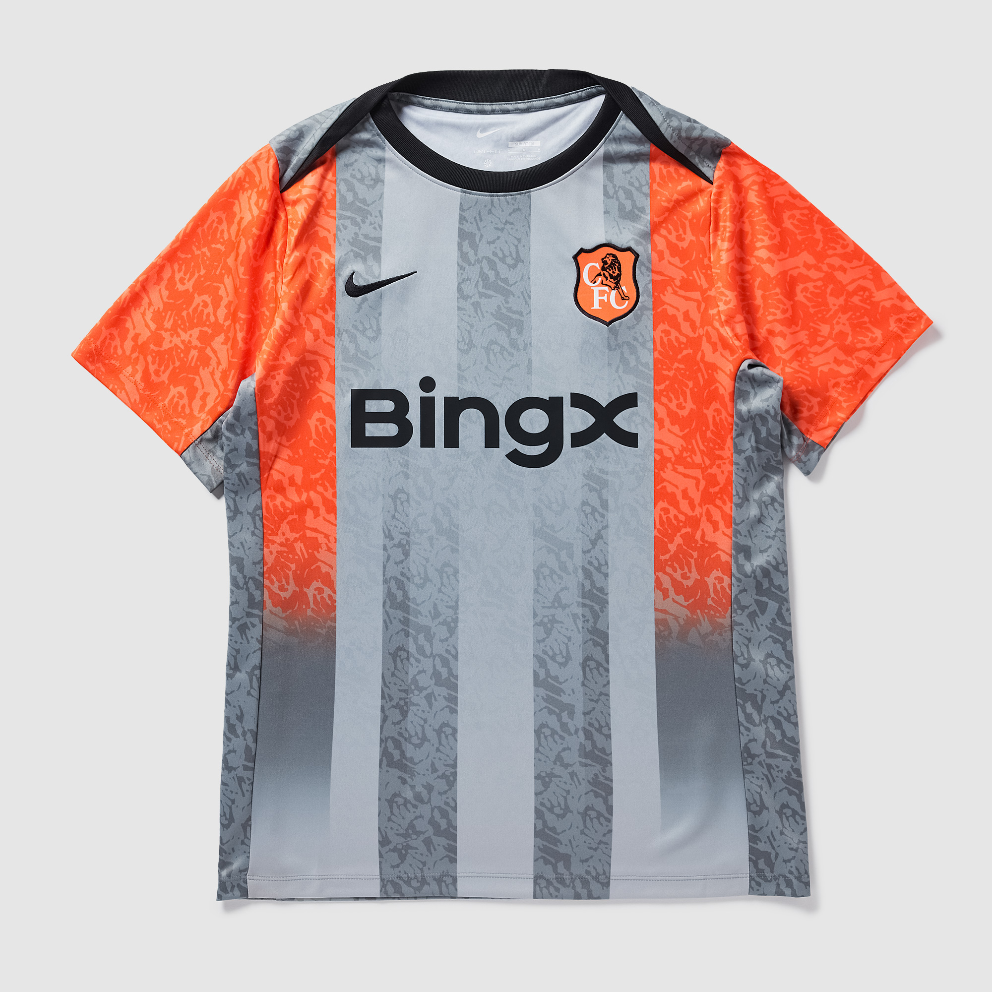 Nike Chelsea 25 26 Dri Fit Academy Pro Pre Match Shirt Grey