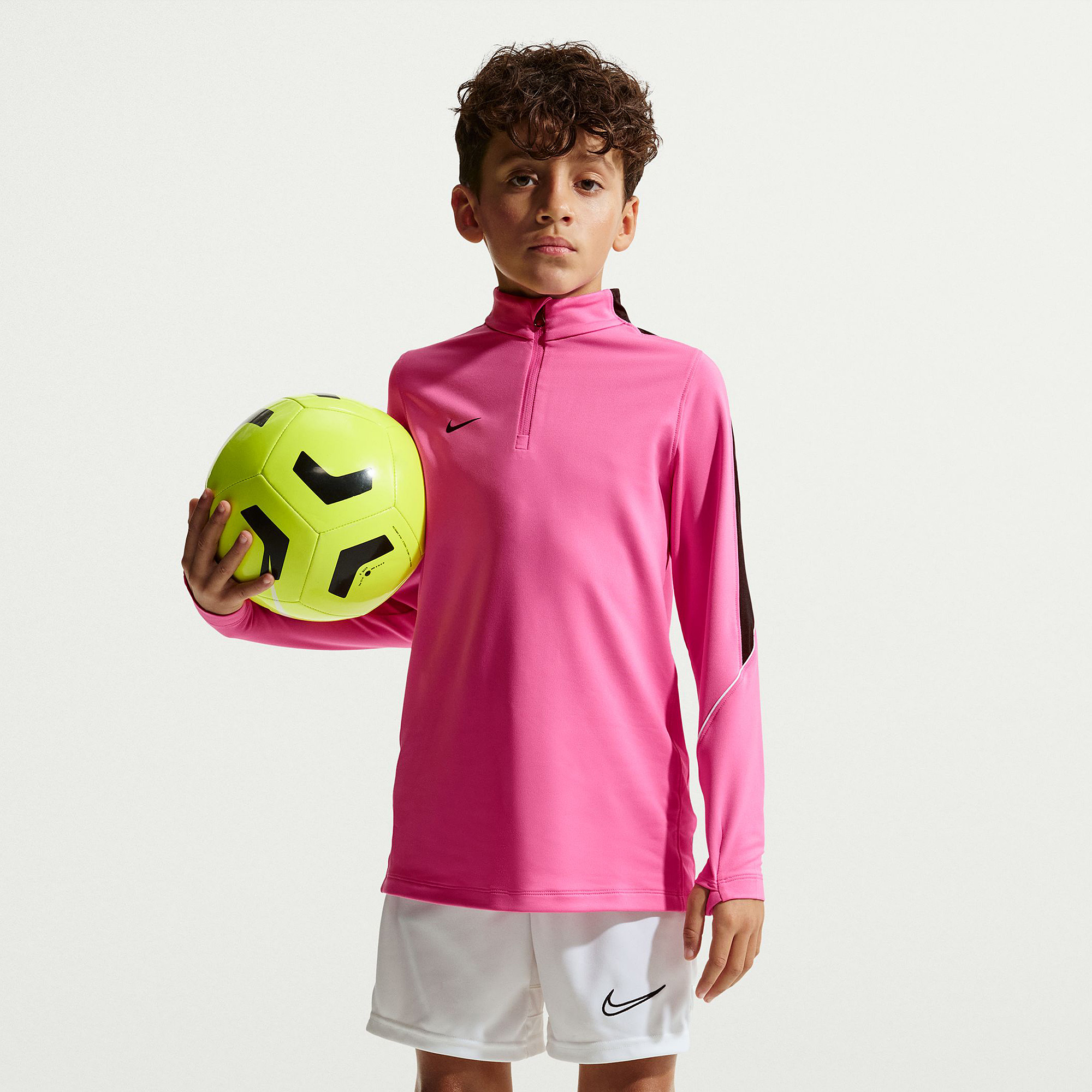 Nike Kids Dri Fit Strike Drill Top Pink