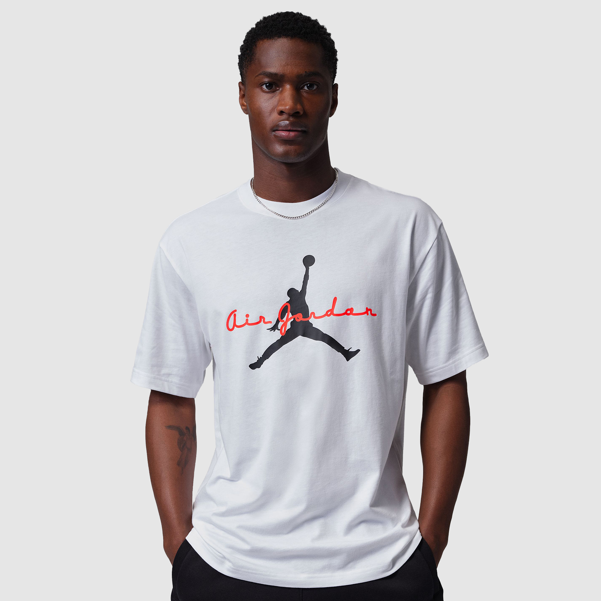 Jordan Brooklyn Essentials 1985 Graphic Ss Crew T Shirt White