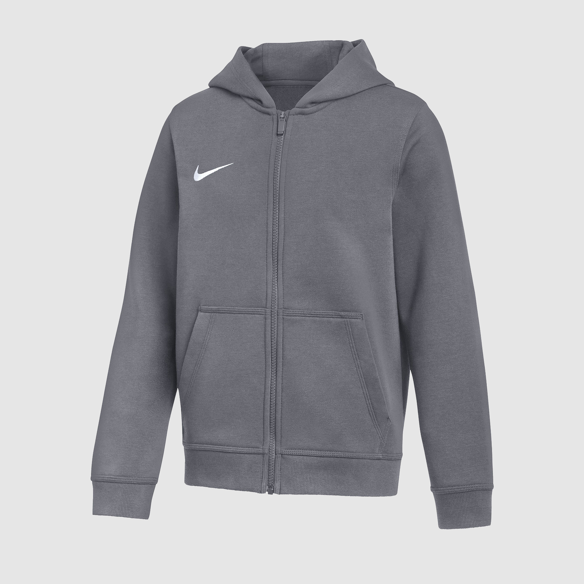 Nike Junior Park 26 Full Zip Fleece Hoodie Grey