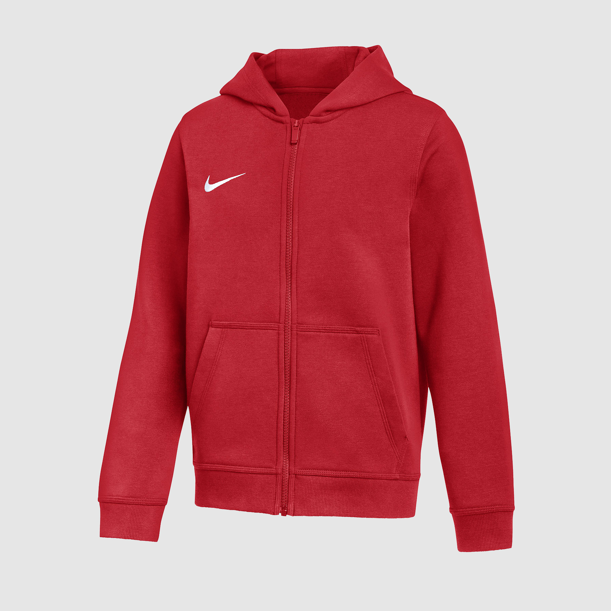 Nike Junior Park 26 Full Zip Fleece Hoodie Red