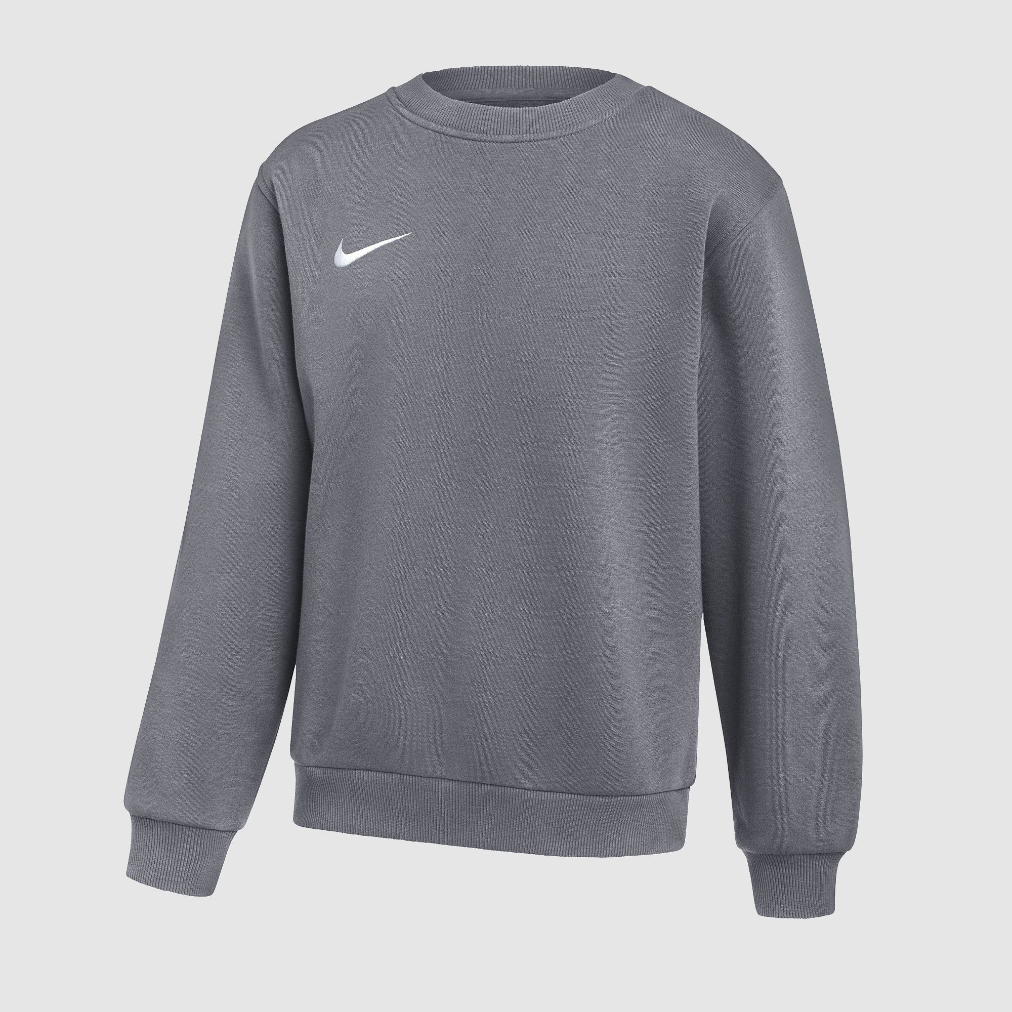 Nike Junior Park 26 Crew Fleece Sweatshirt Grey