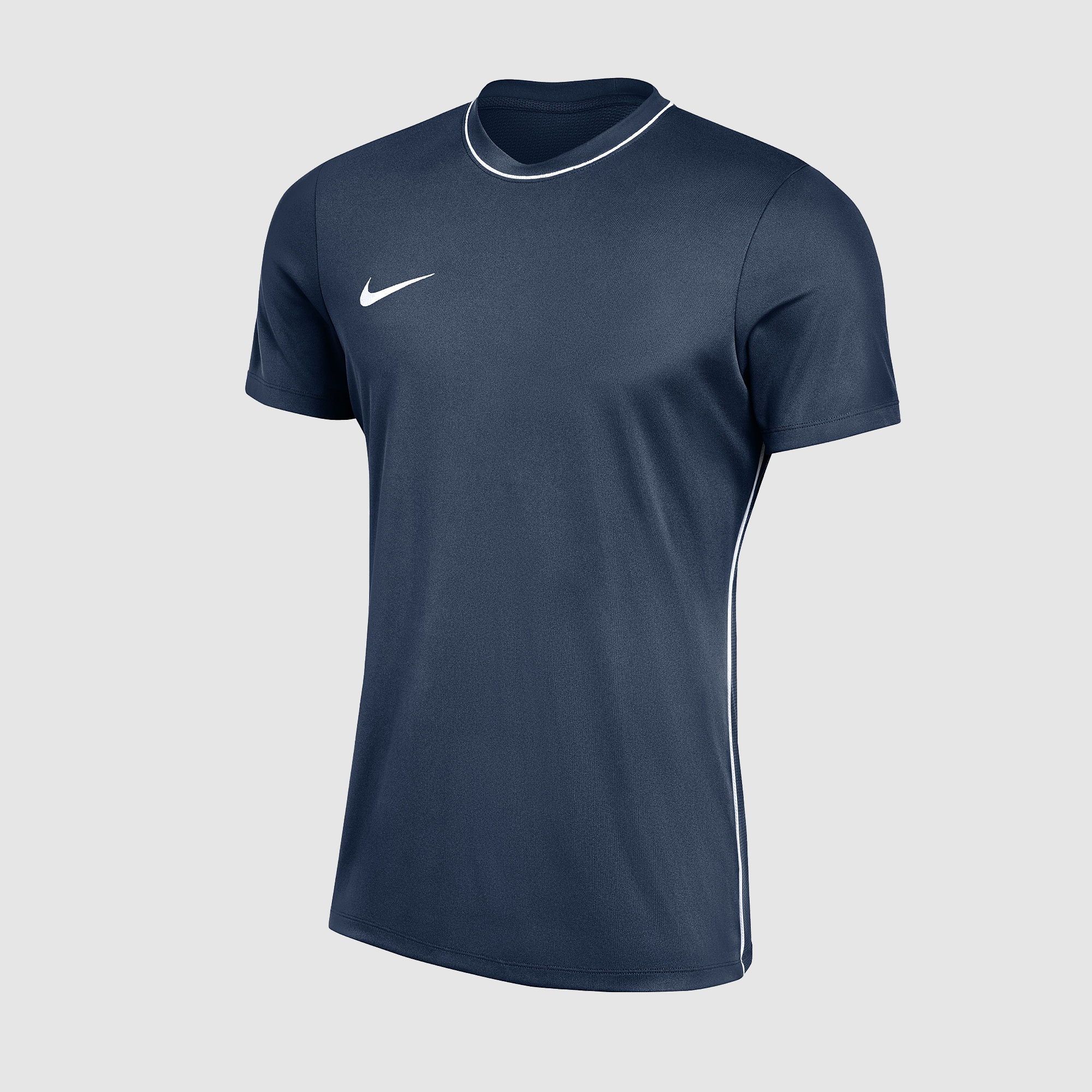 Nike Park 26 Slim Fit Ss Training Shirt Midnight White Navy