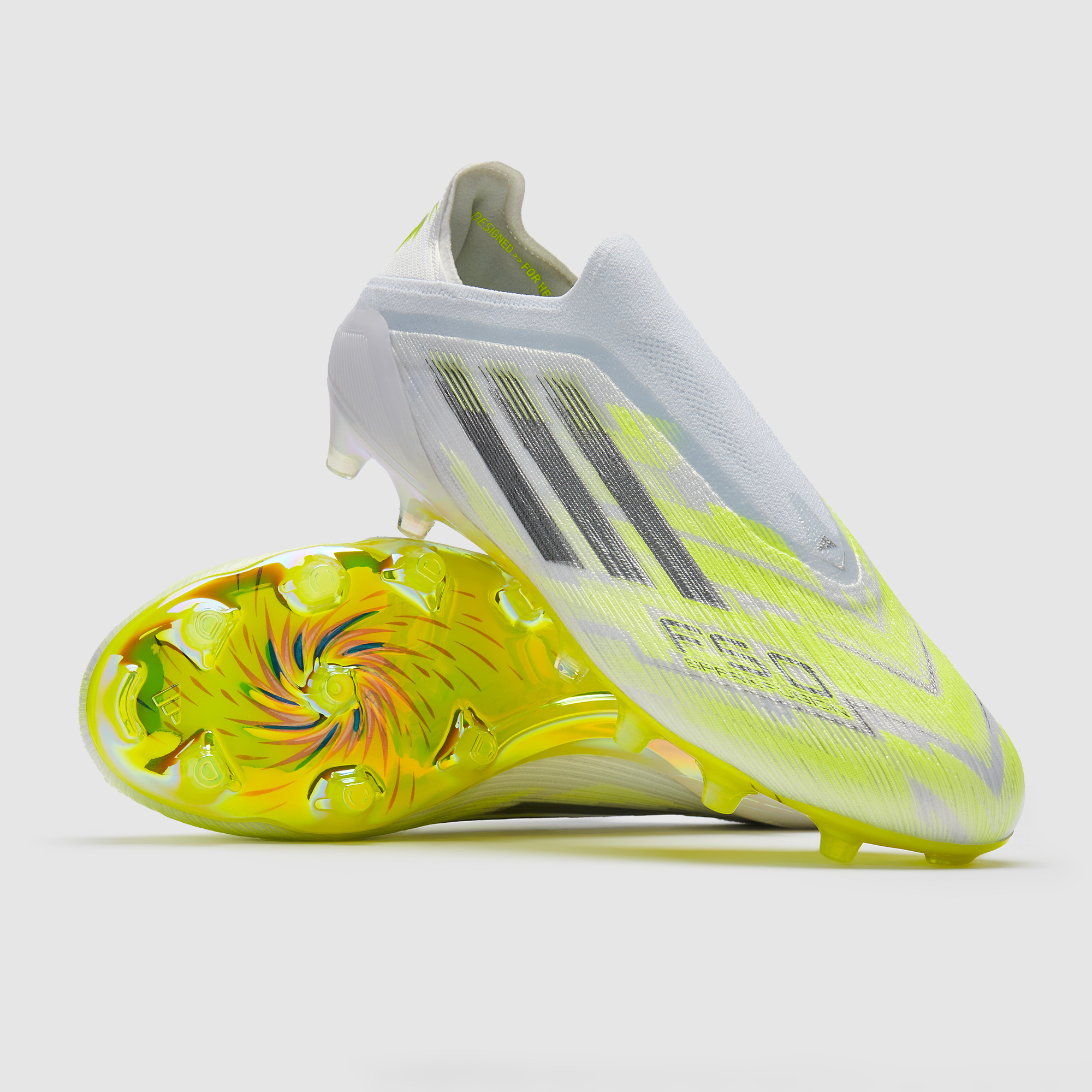 Adidas F50 Sparkfusion Elite Laceless Fg Ag White