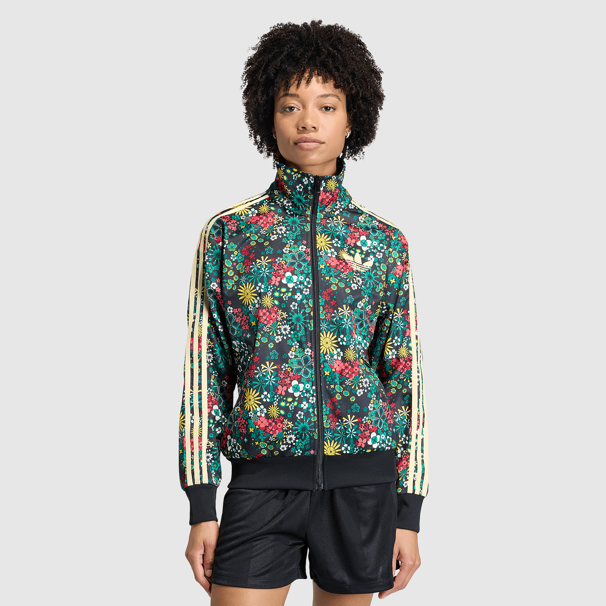 Adidas Originals X Liberty London Womens Firebird Track Top Black