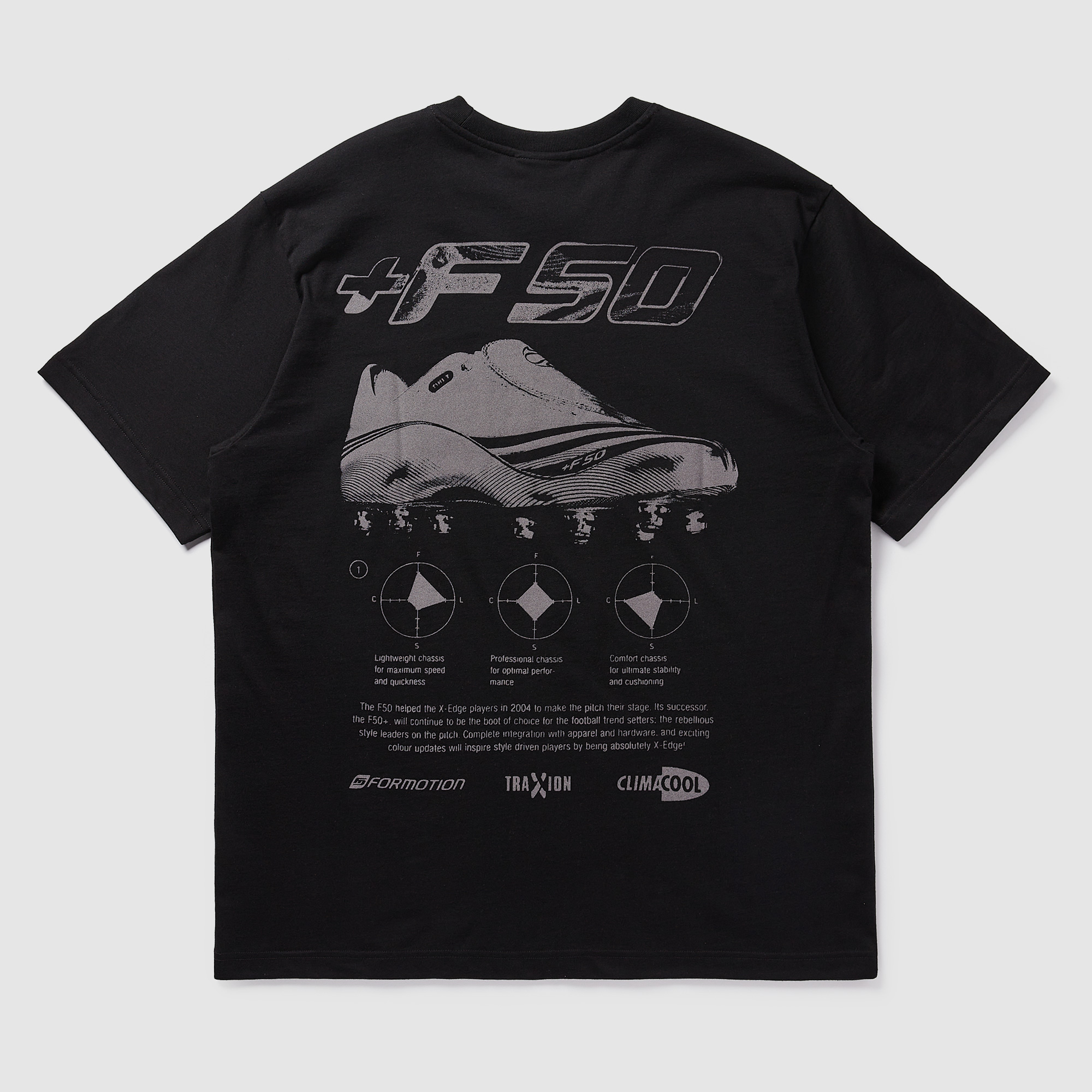 Adidas Originals F50 Graphic T Shirt Black