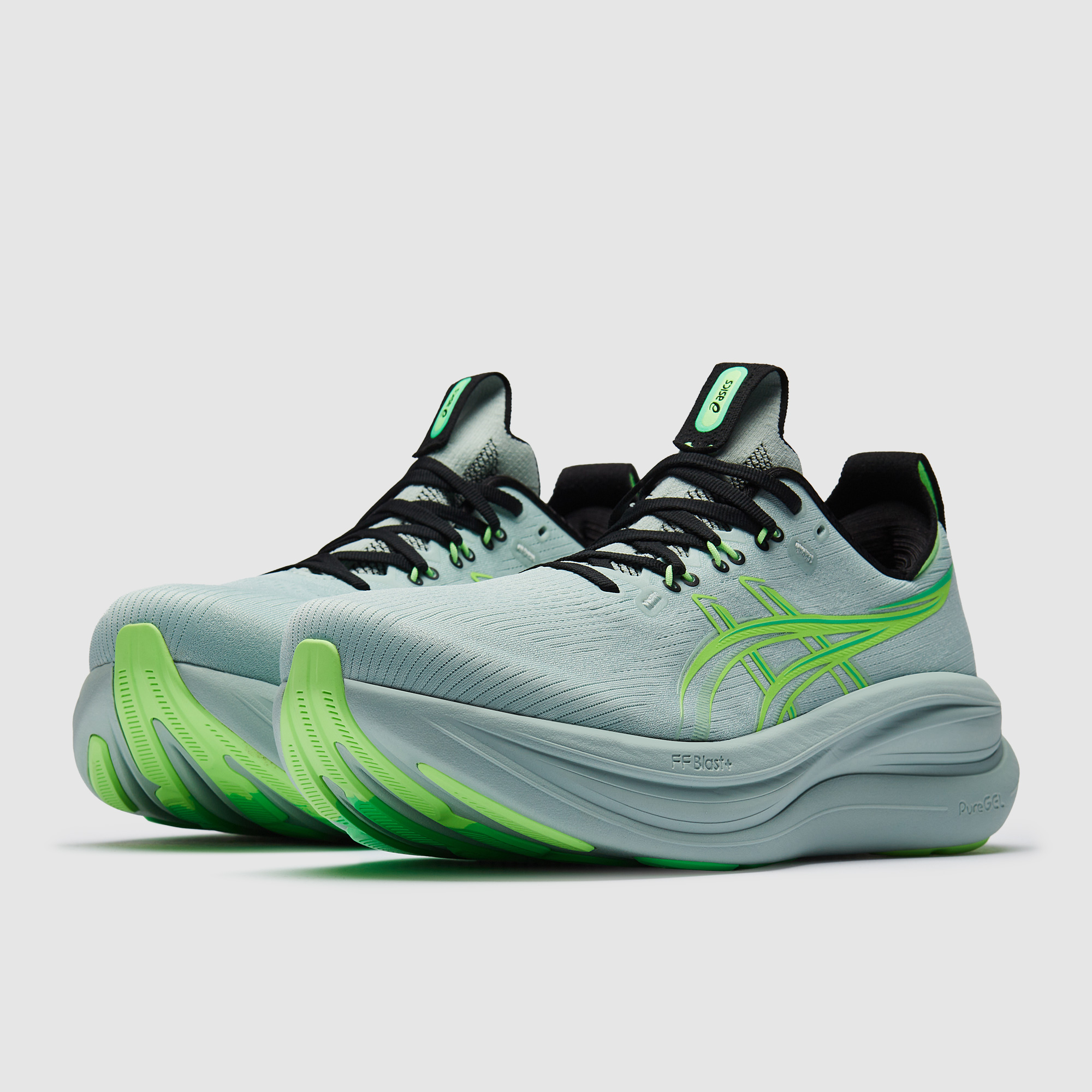 Asics Gel Nimbus 28 Cold Moss Illuminate Green Blue