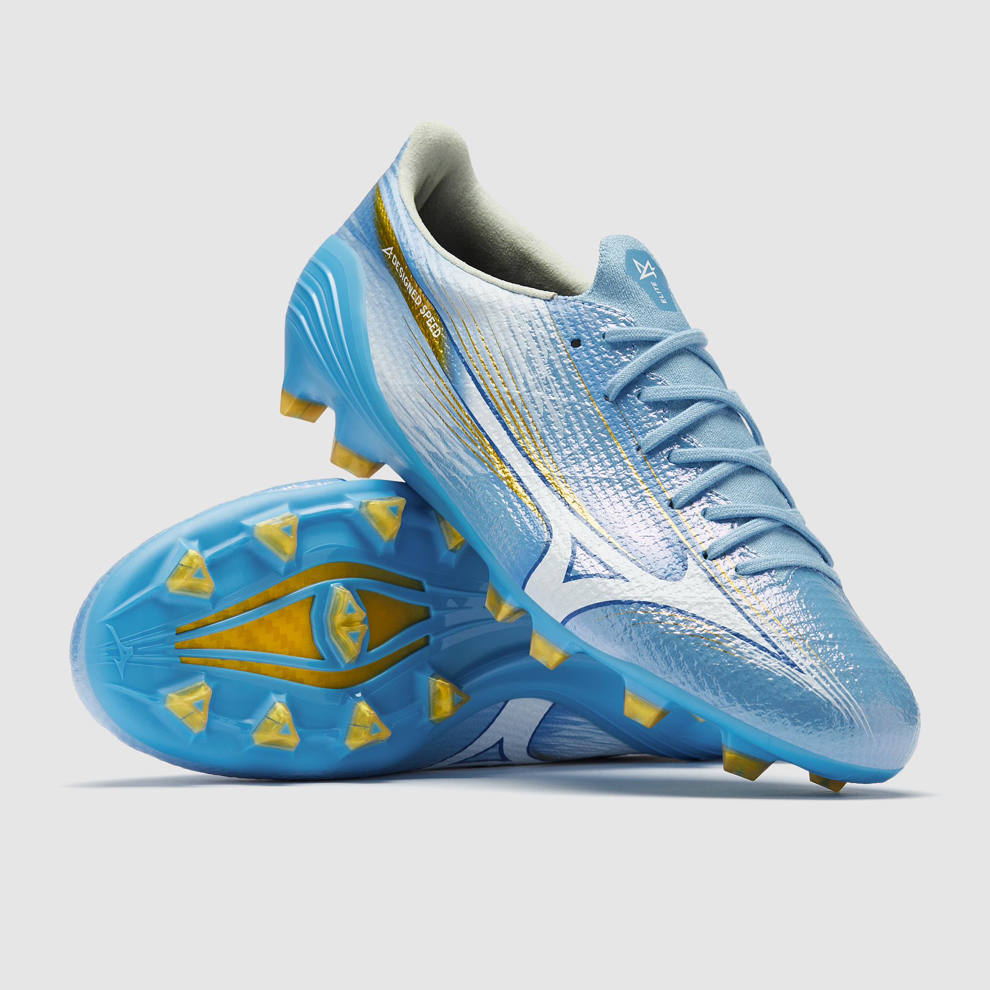 Mizuno Alpha Iii Elite Fg Celeste White Blue