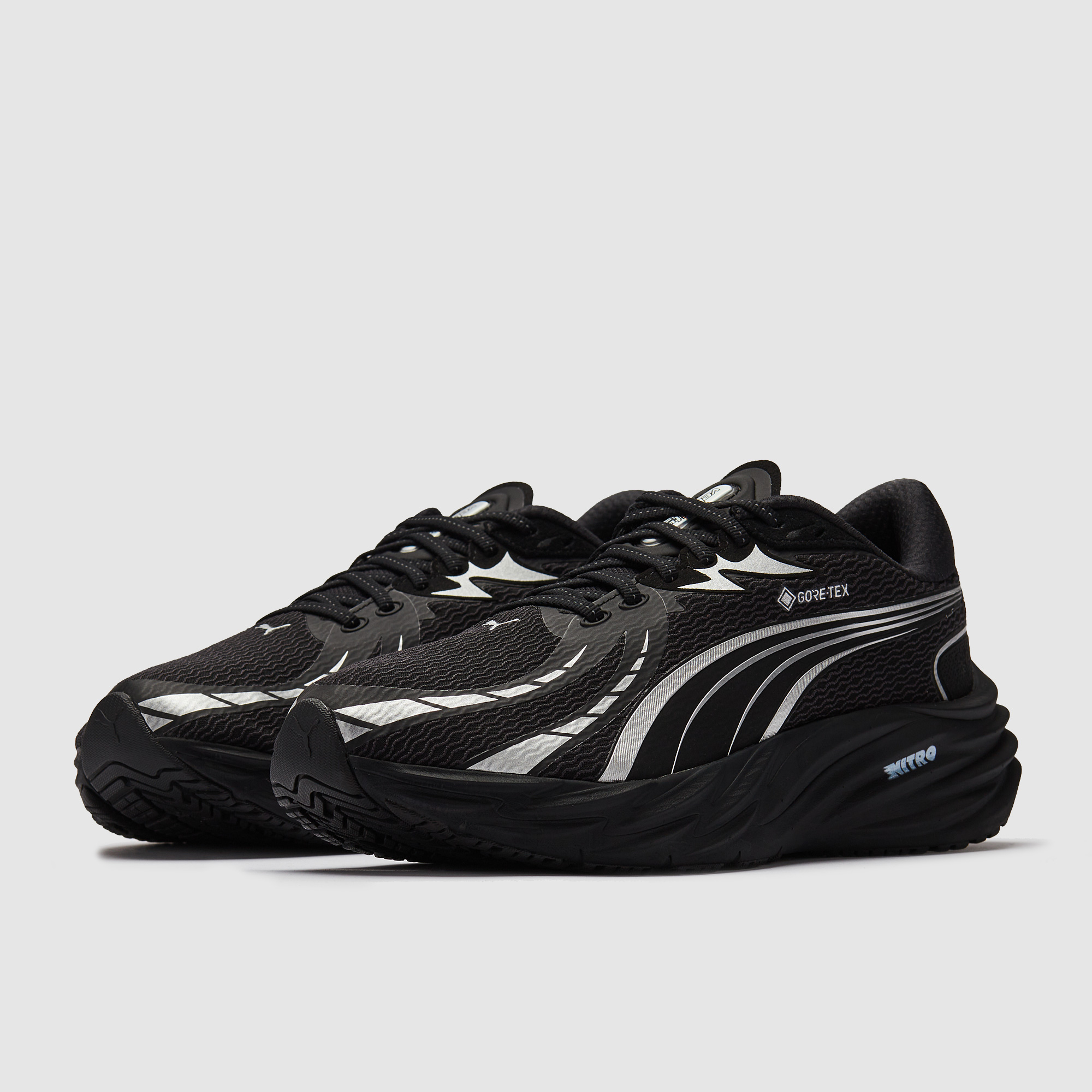 Puma Velocity Nitro 4 Gore Tex Silver Black