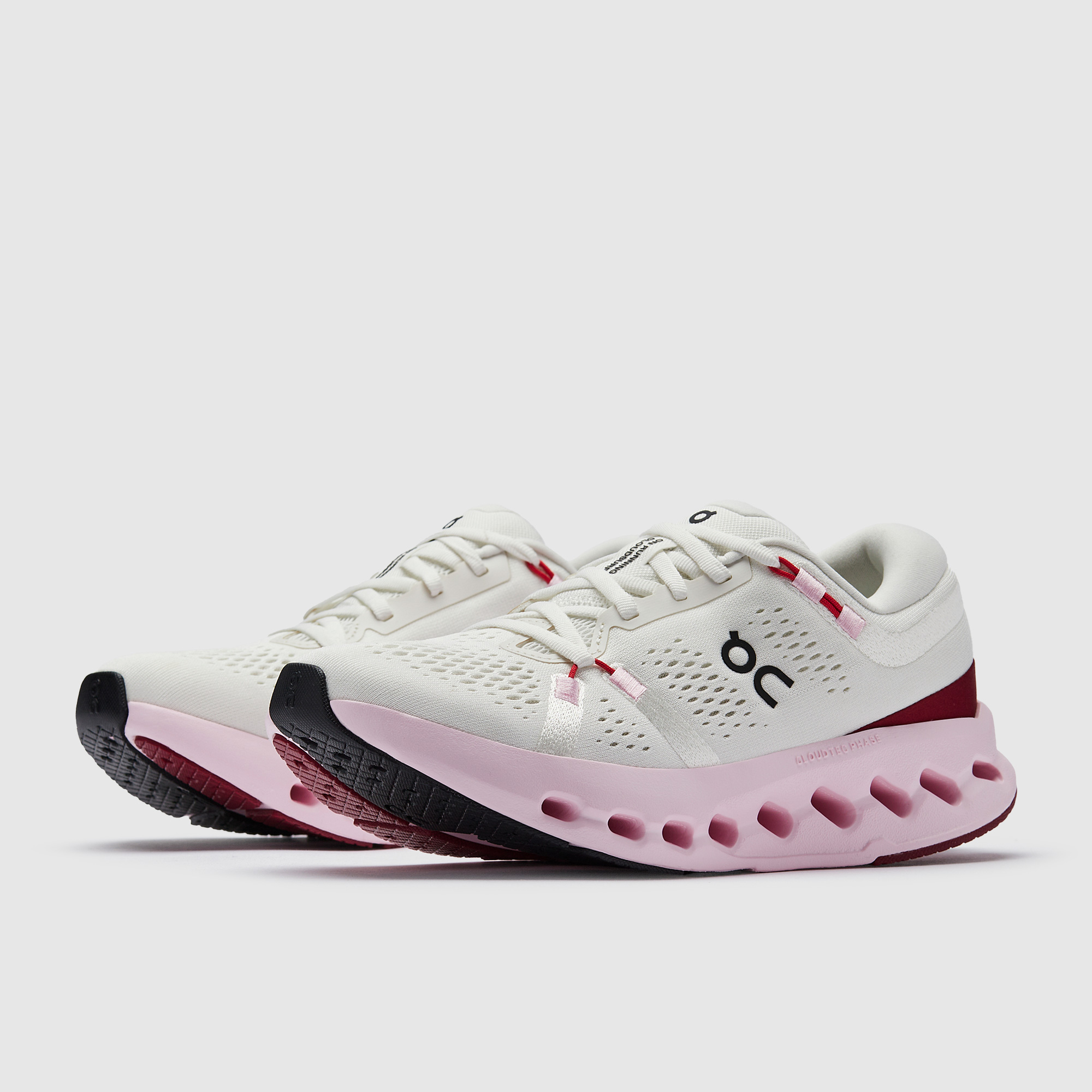 On Womens Cloudsurfer 2 Ivory Peony White