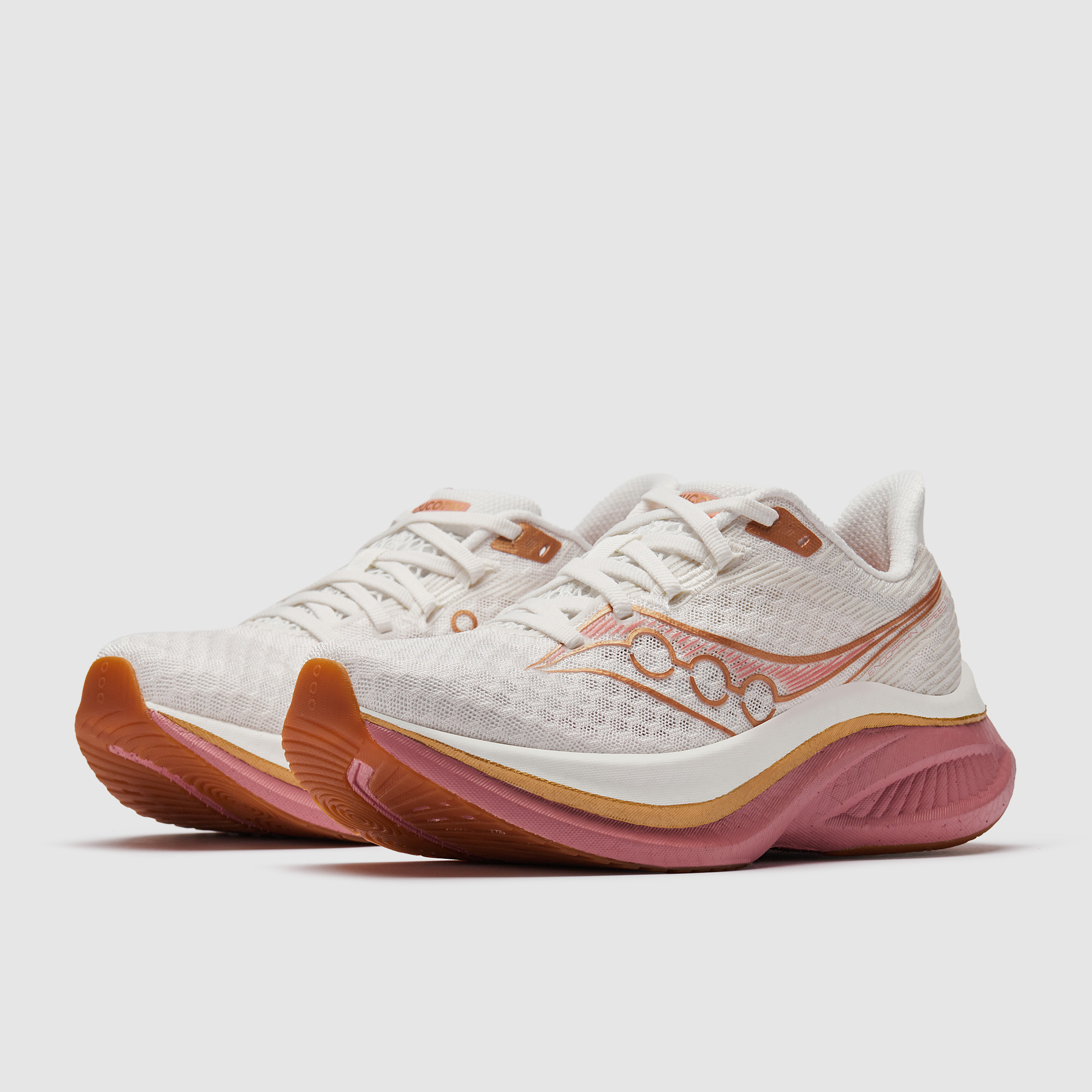 Saucony Womens Endorphin Speed 5 Ivory/Mauve