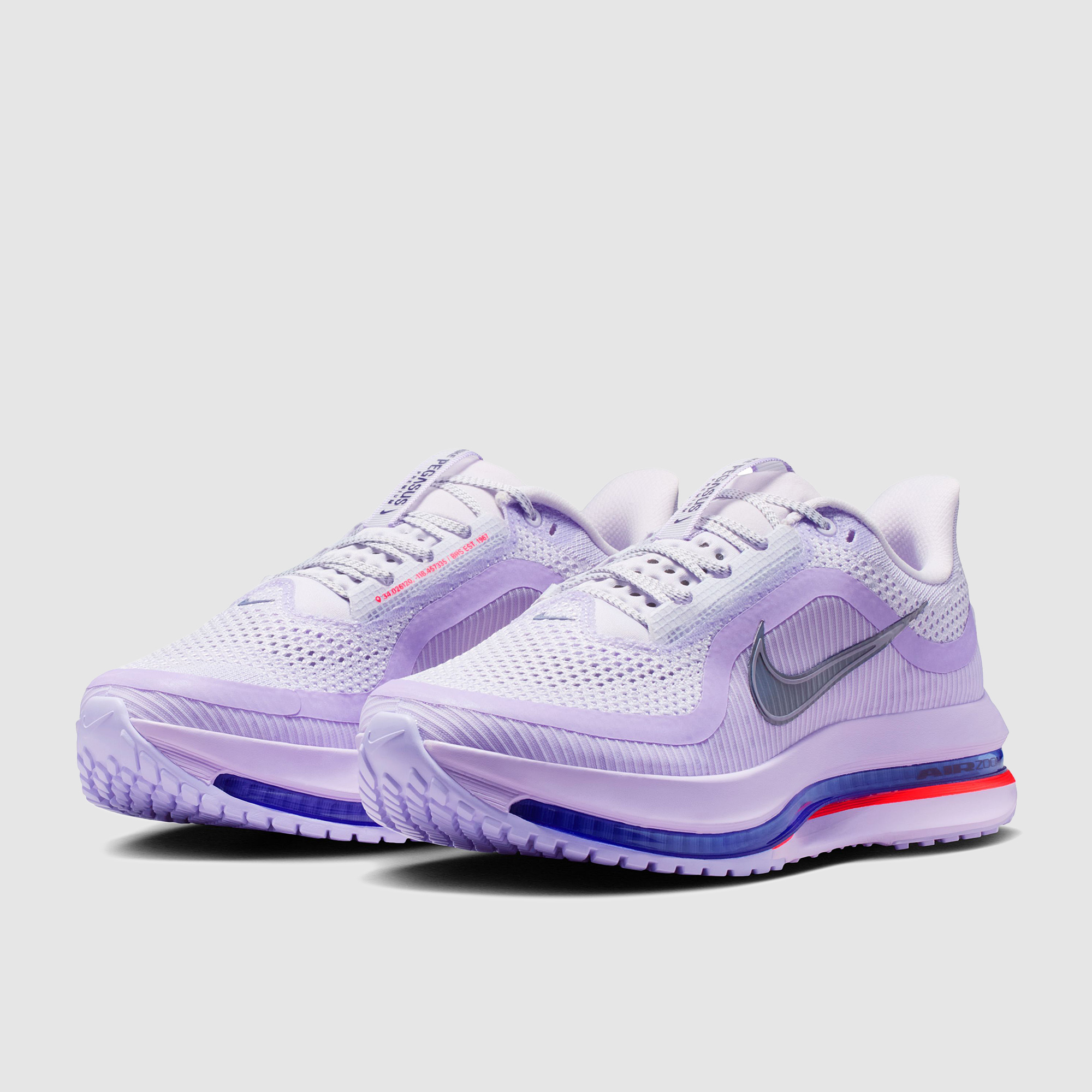Nike Womens Pegasus Premium Barely Grape Dynasty Violet Mist Sapphire Hot Lava Purple