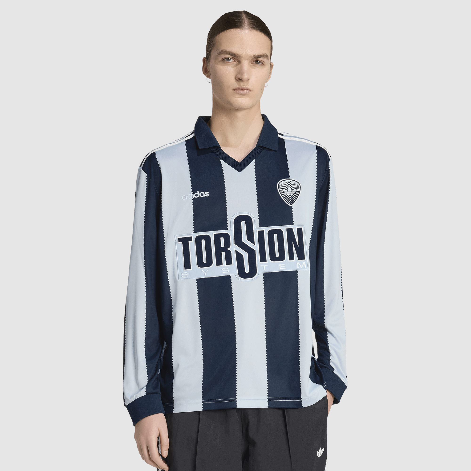 Adidas Originals Britcore Jersey Night Indigo Crystal Sky Navy