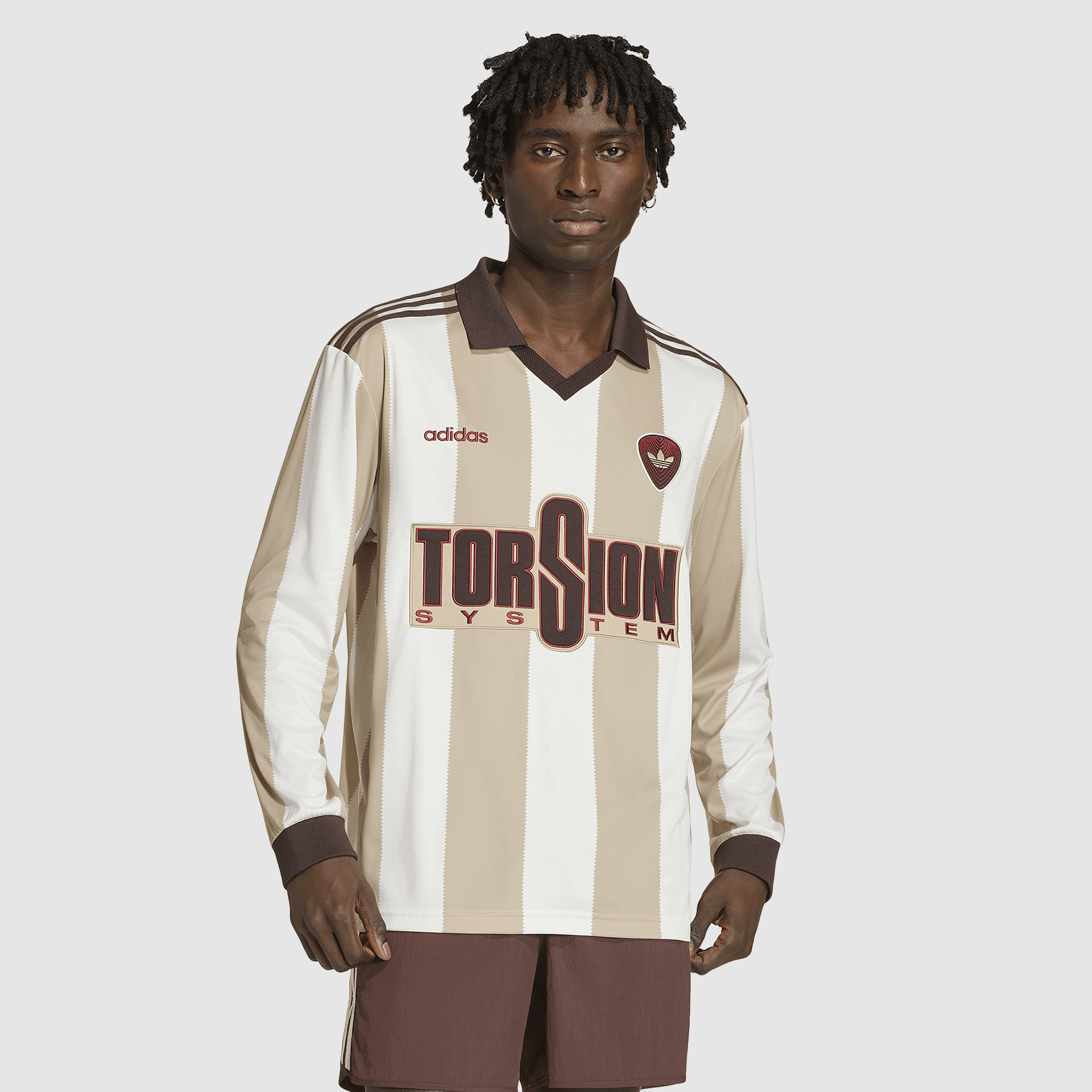 Adidas Originals Britcore Home Jersey Off Stoned Khaki White