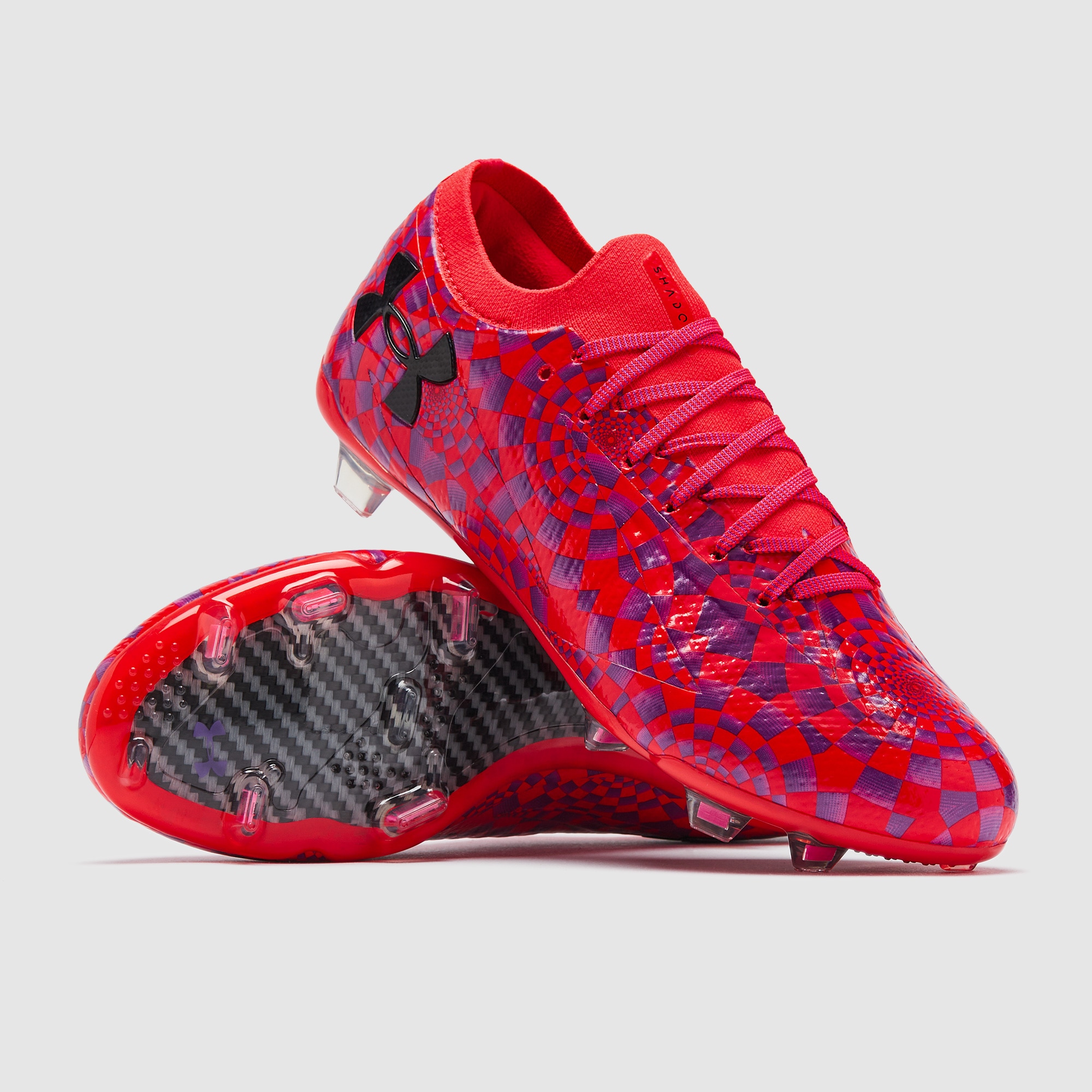 Under Armour Shadow Elite 3.0 FG - Rouge Racer/Violet Pop/Black