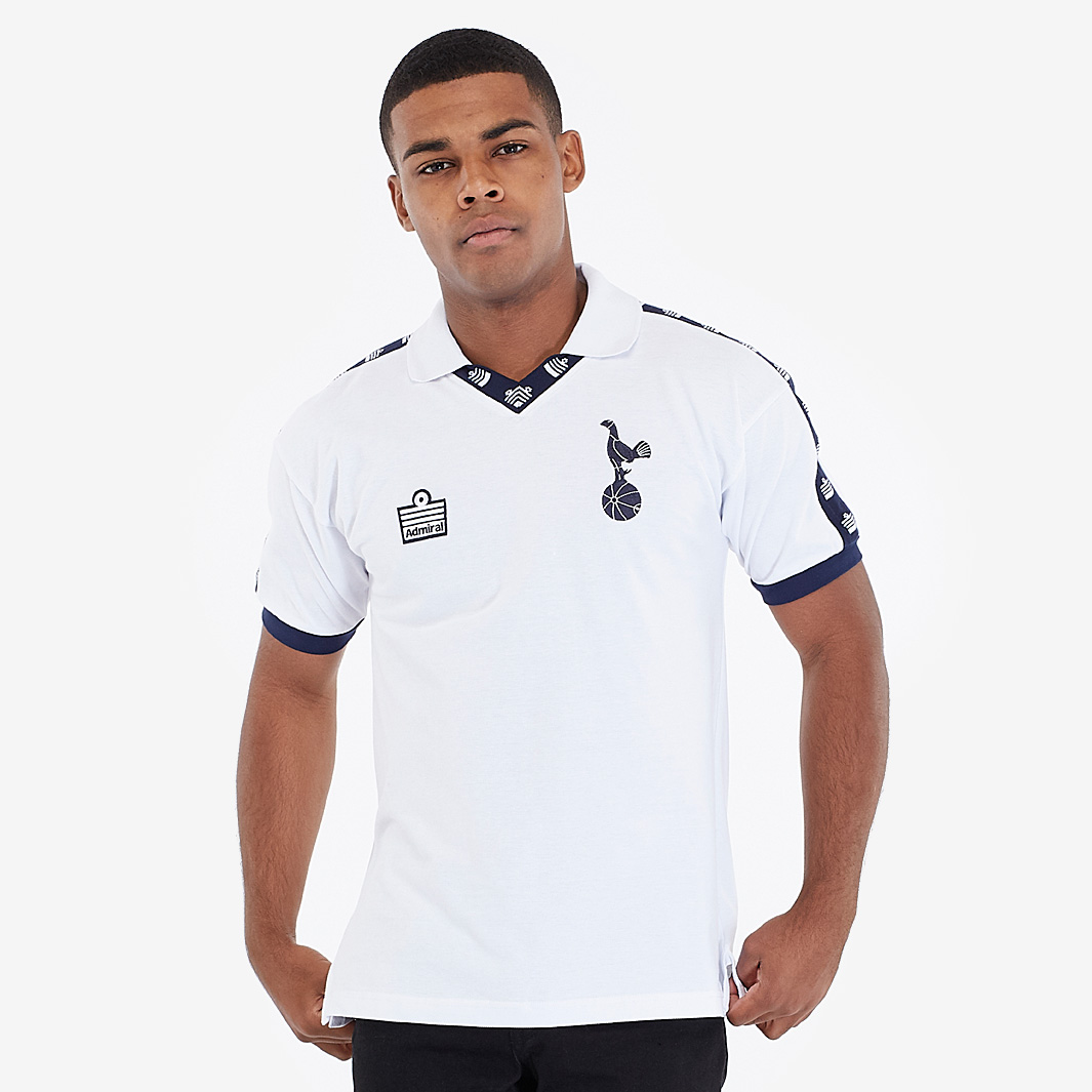 Score Draw Admiral Tottenham Hotspur 1978 Ss Home Shirt White