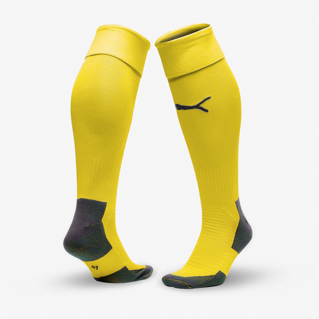 Puma Junior Teamliga Core Socks Yellow