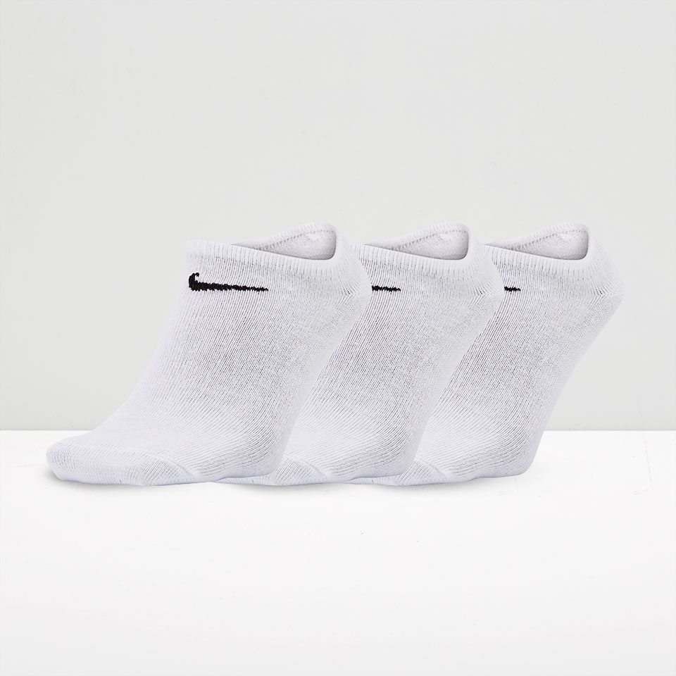 Nike No Show 3 Pack Socks White
