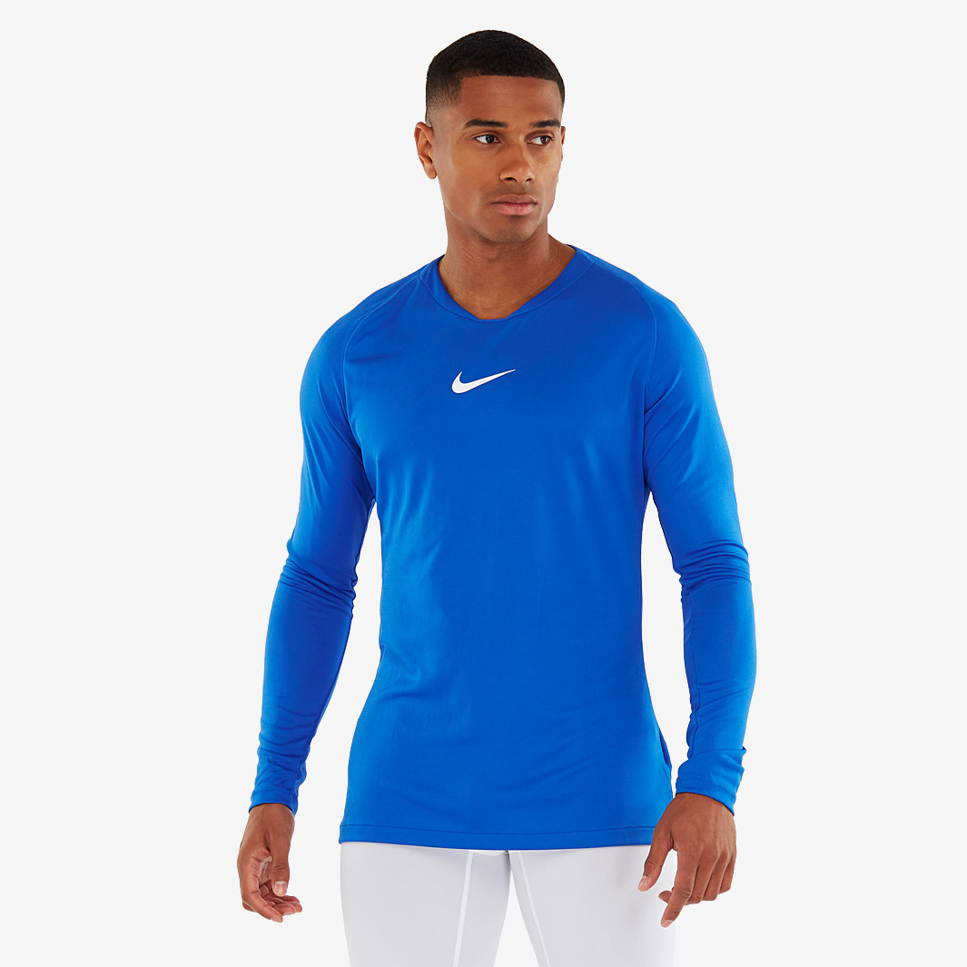 Nike Dri Fit Park 1St Layer Ls Jersey Blue