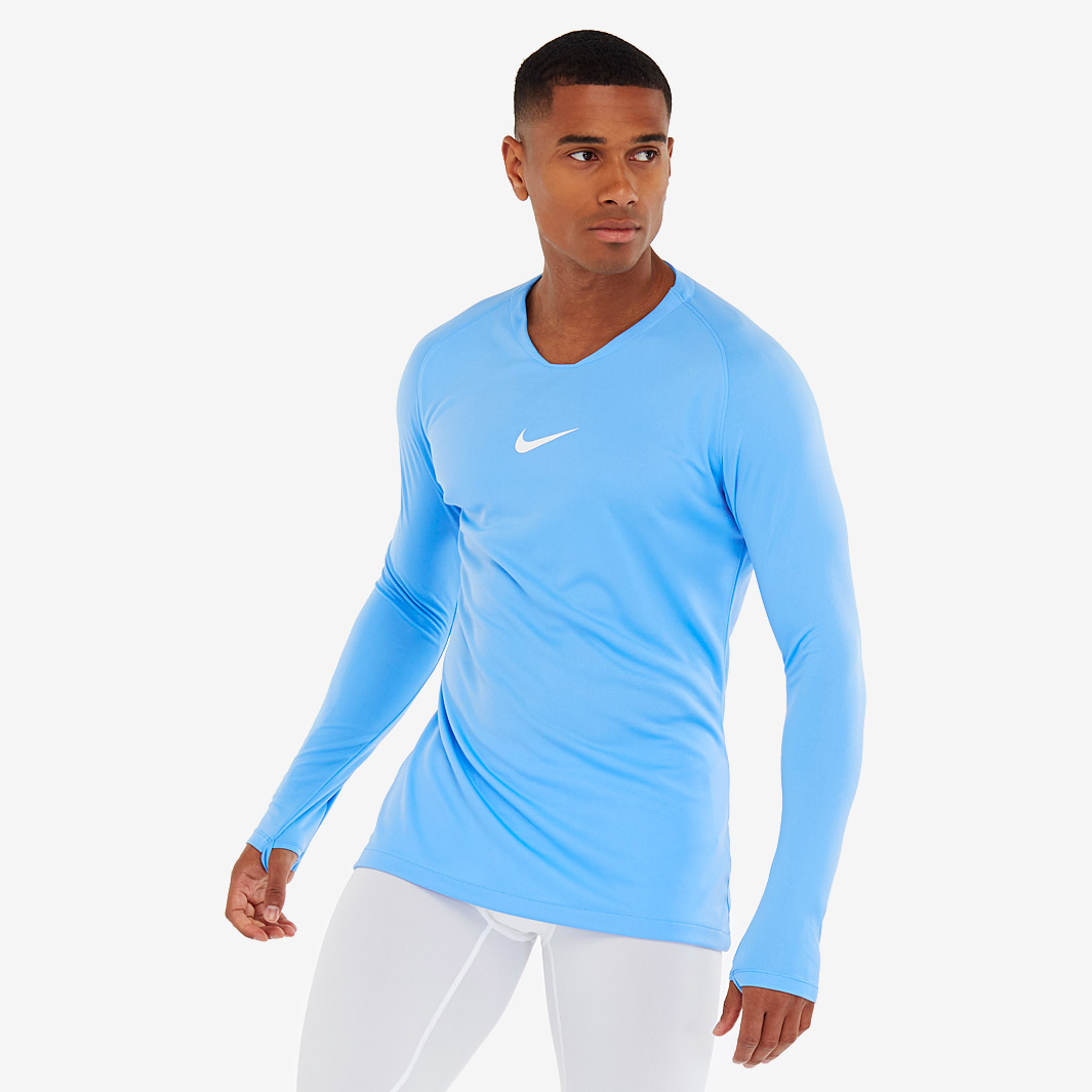 Nike Dri Fit Park 1St Layer Ls Jersey Blue