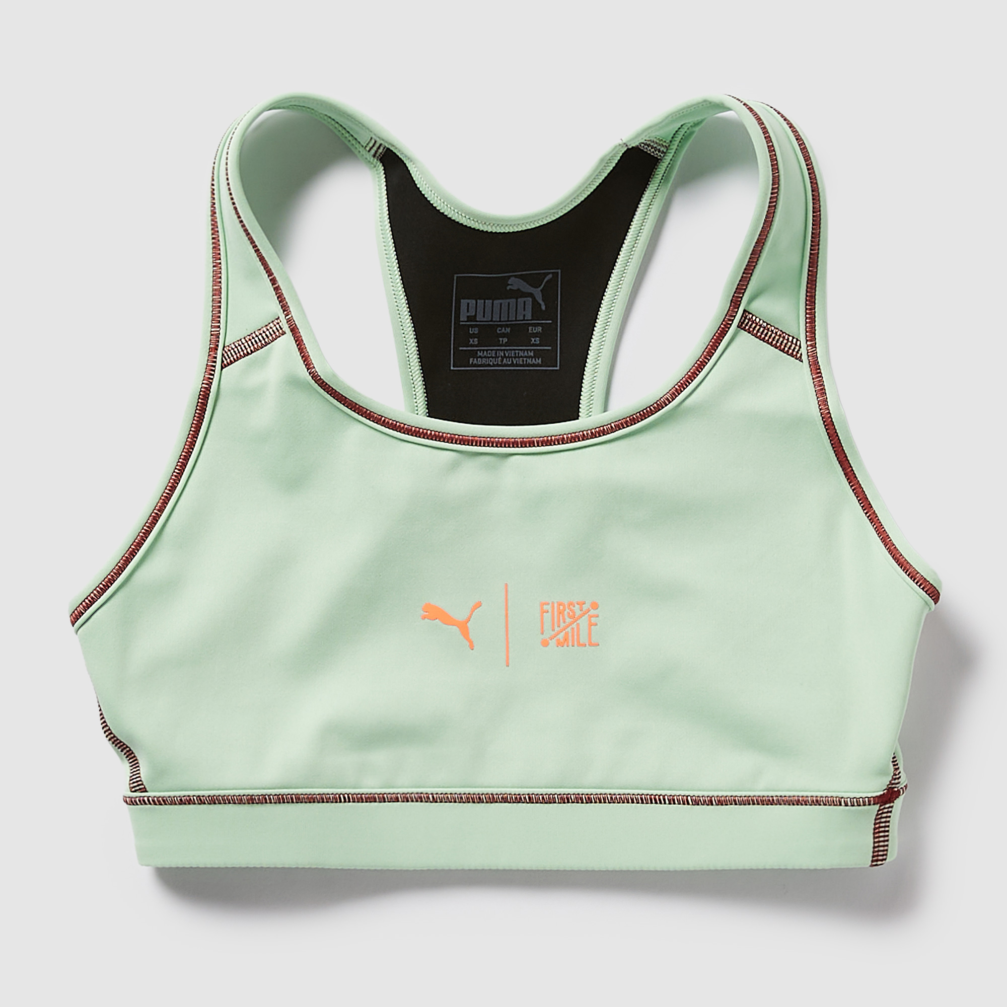Puma Womens First Mile 4Keeps Bra M Green
