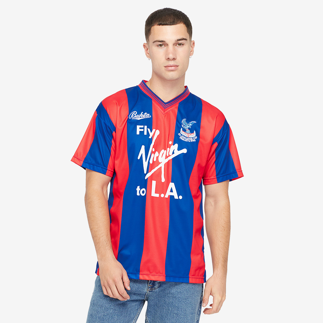 Score Draw Crystal Palace 1990 Fa Cup Final Shirt Red