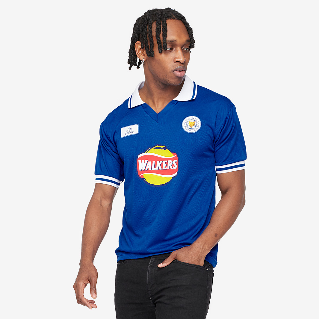 Score Draw Leicester City 2000 Shirt Blue