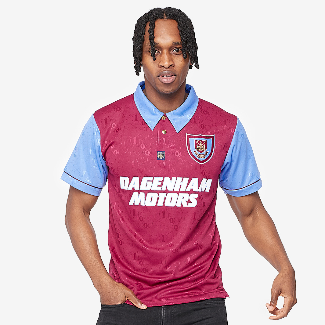 Score Draw West Ham United 1995 Centenary Shirt Brown