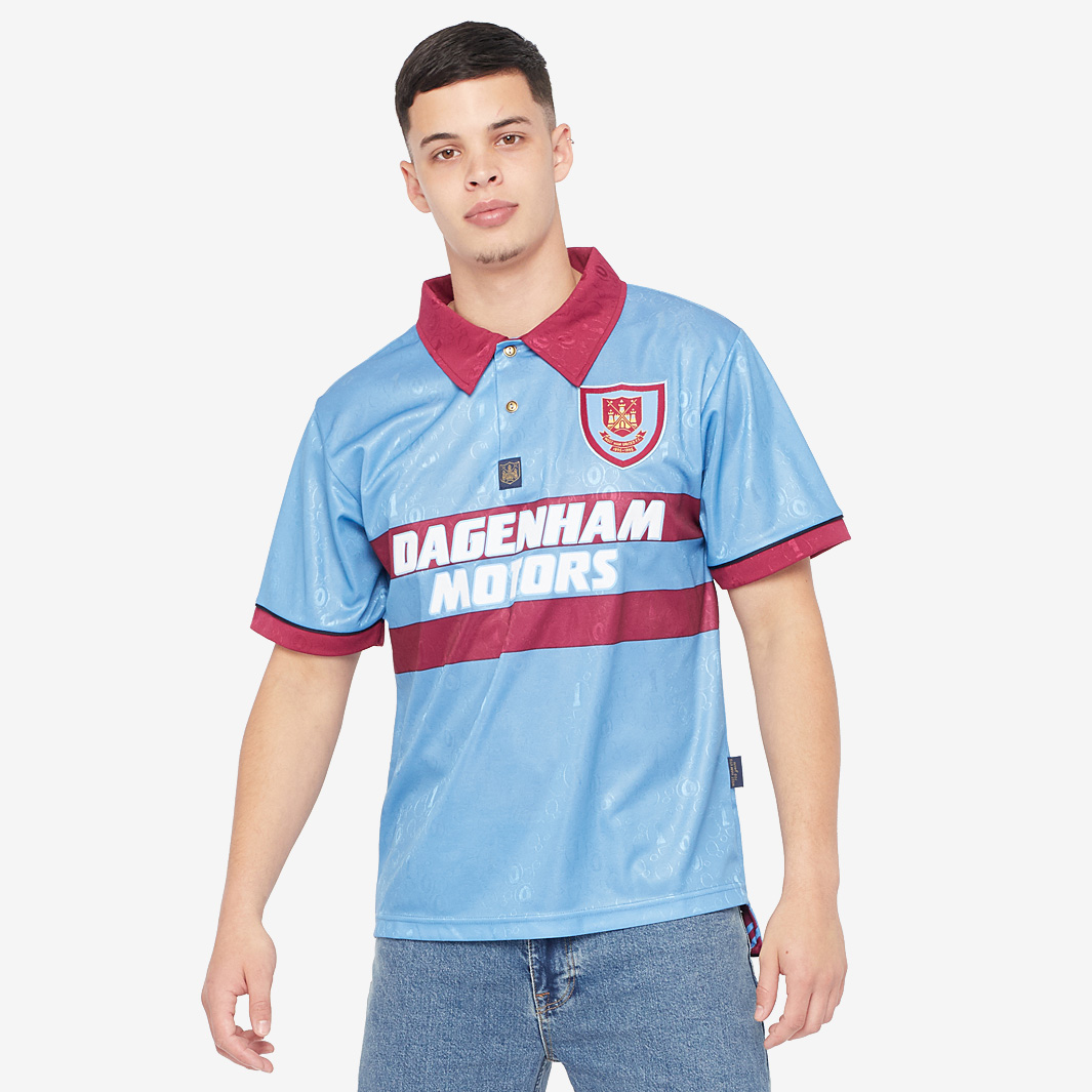 Score Draw West Ham United 1995 Centenary Away Shirt Blue