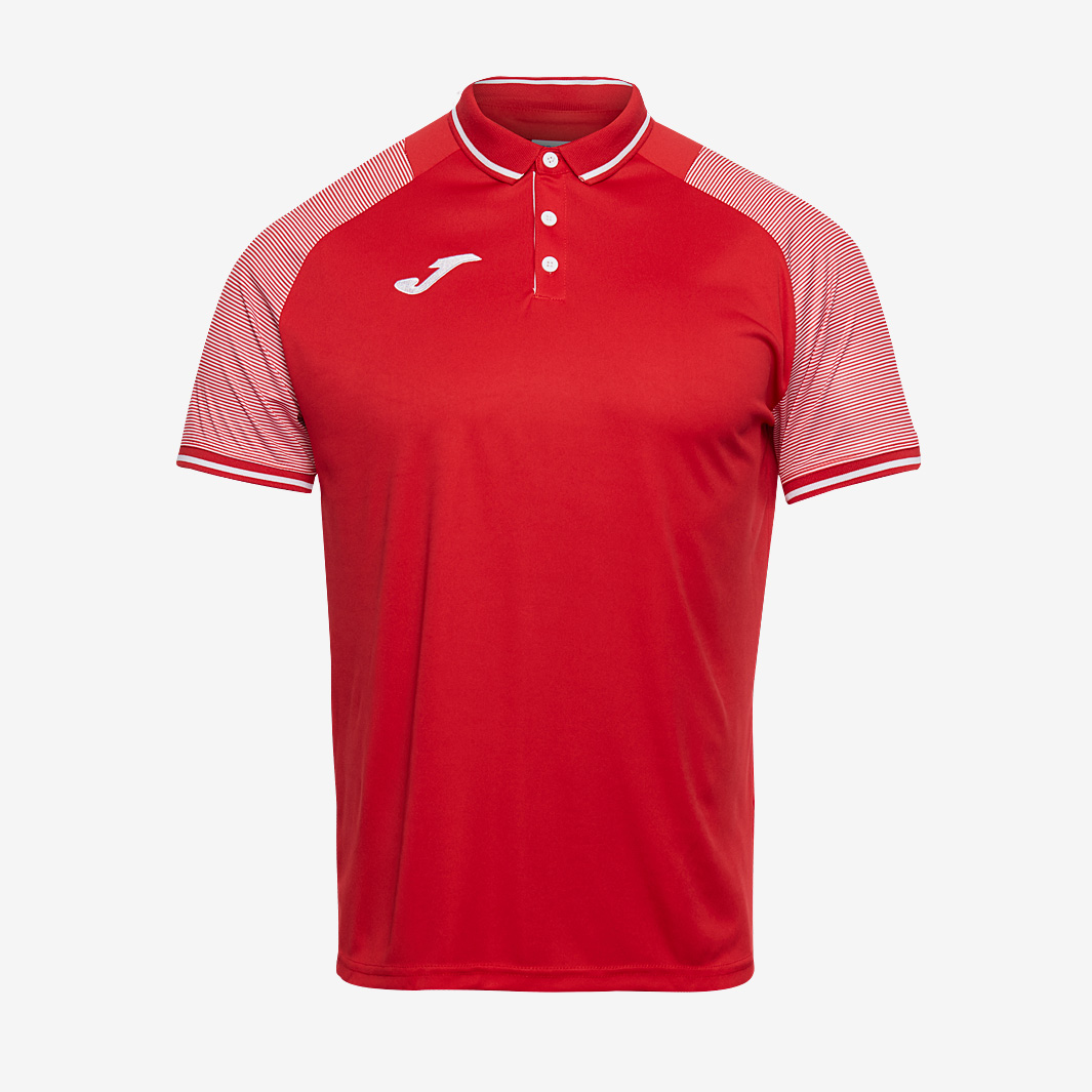 Joma Essential Ii Ss Polo Red