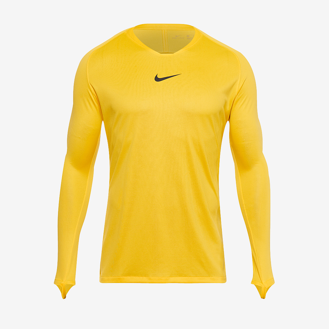 Nike Dri Fit Park 1St Layer Ls Jersey Yellow