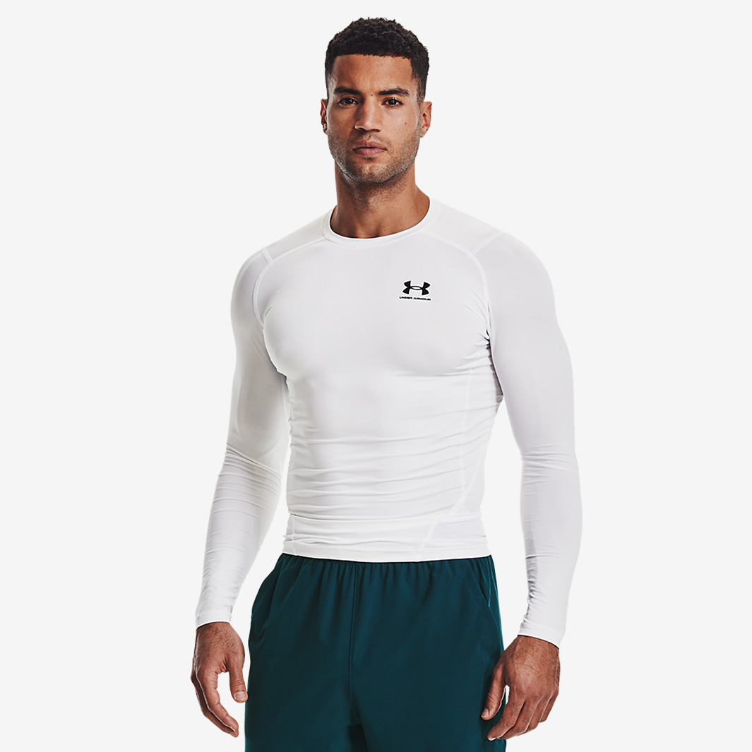 Under Armour Heat Gear Compression Ls White