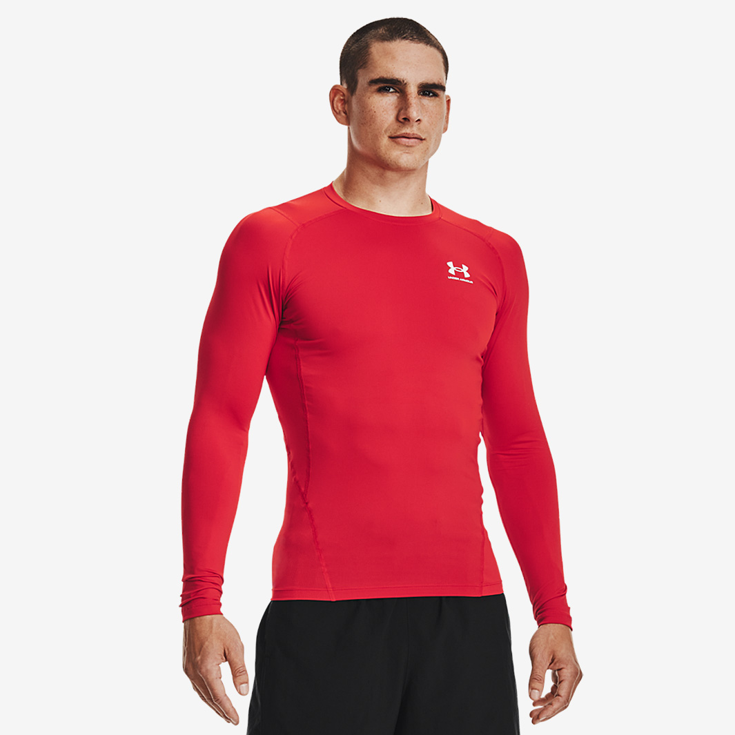 Under Armour Heat Gear Compression Ls Red