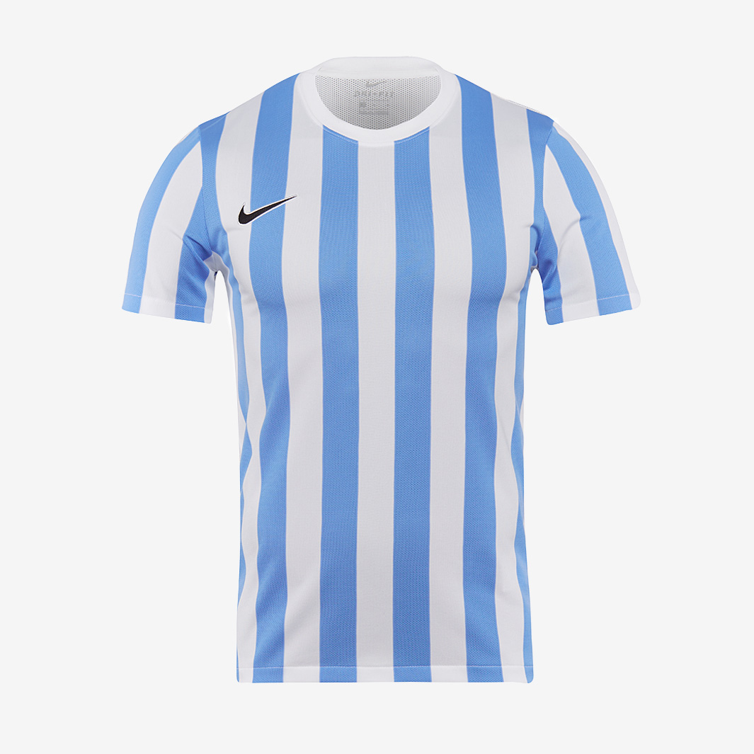 Nike Junior Striped Division Iv Ss Shirt Blue