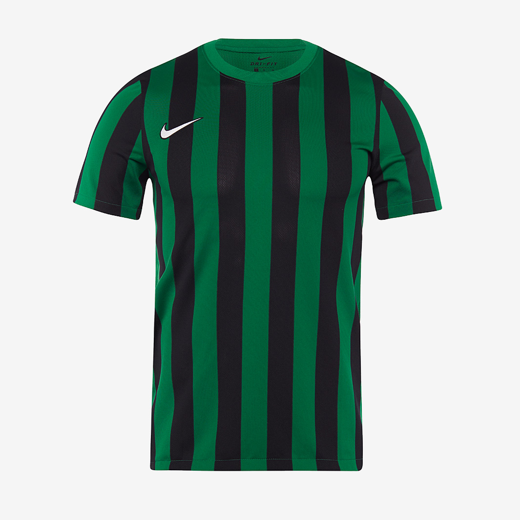 Nike Striped Division Iv Ss Shirt Green
