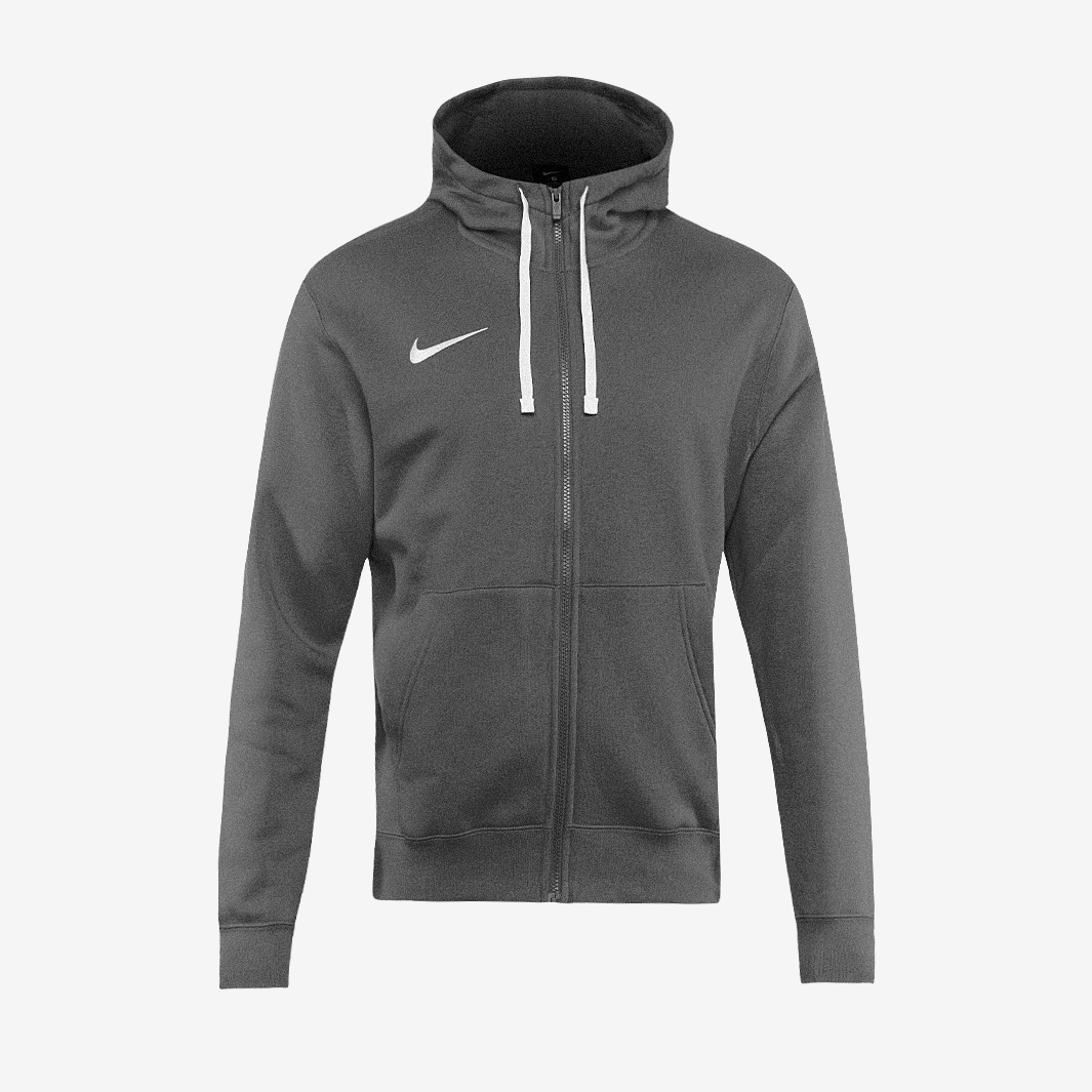 Nike Park 20 Full Zip Fleeced Hoodie Grey