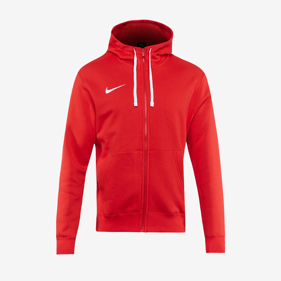 Nike Park 20 Full Zip Fleeced Hoodie Red