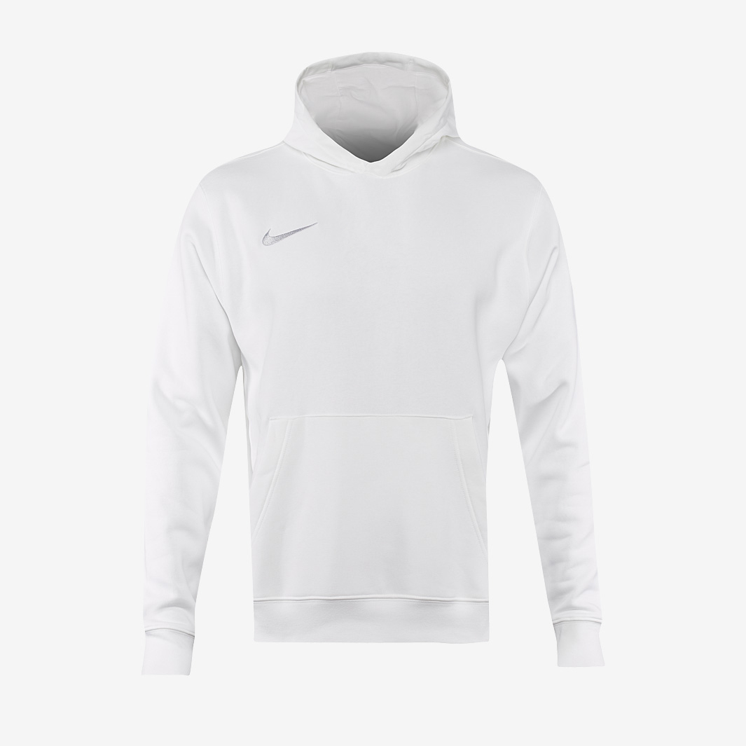 Nike Junior Park 20 Fleeced Pullover Hoodie White