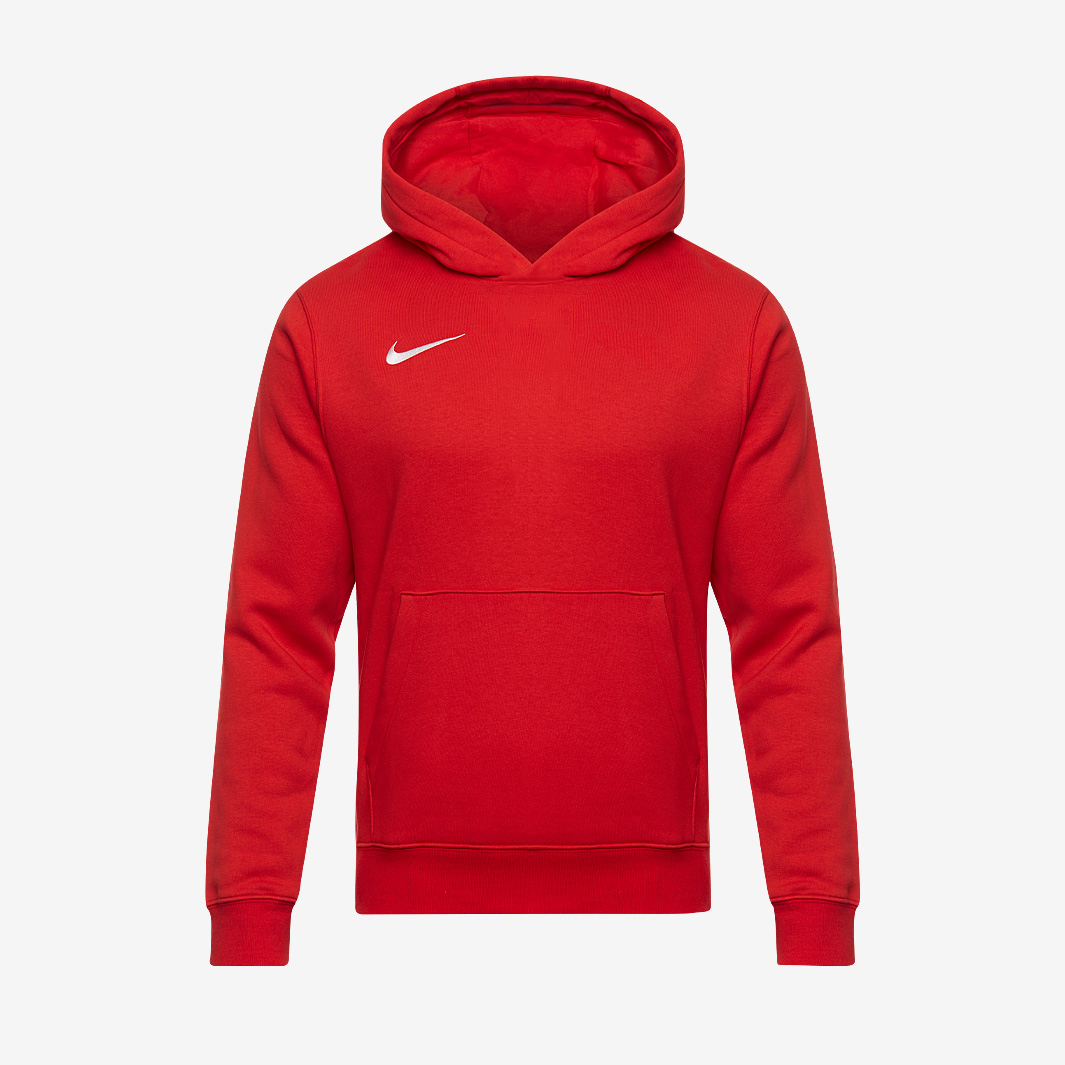 Nike Junior Park 20 Fleeced Pullover Hoodie Red