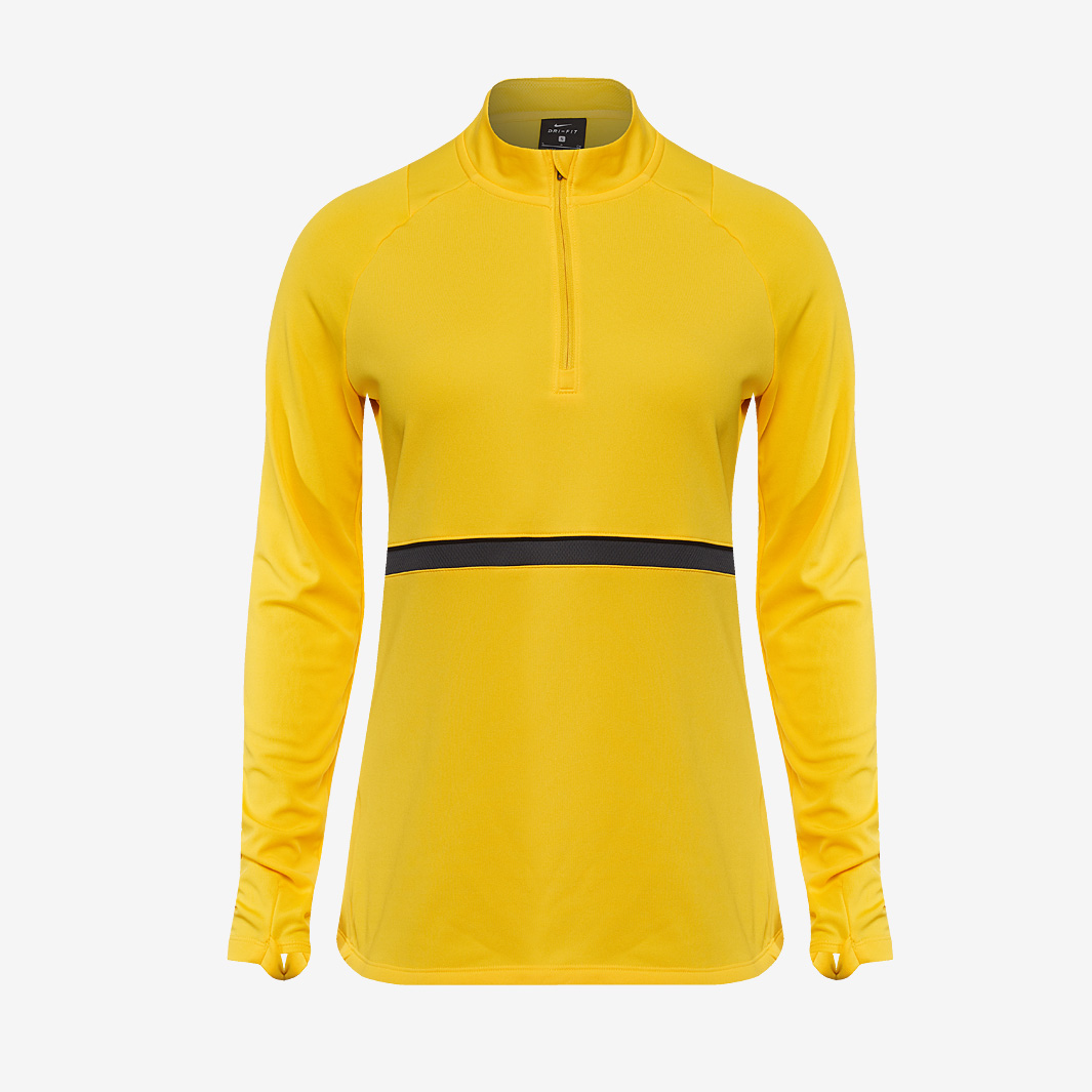 Nike Dri Fit Womens Academy Drill Top Yellow