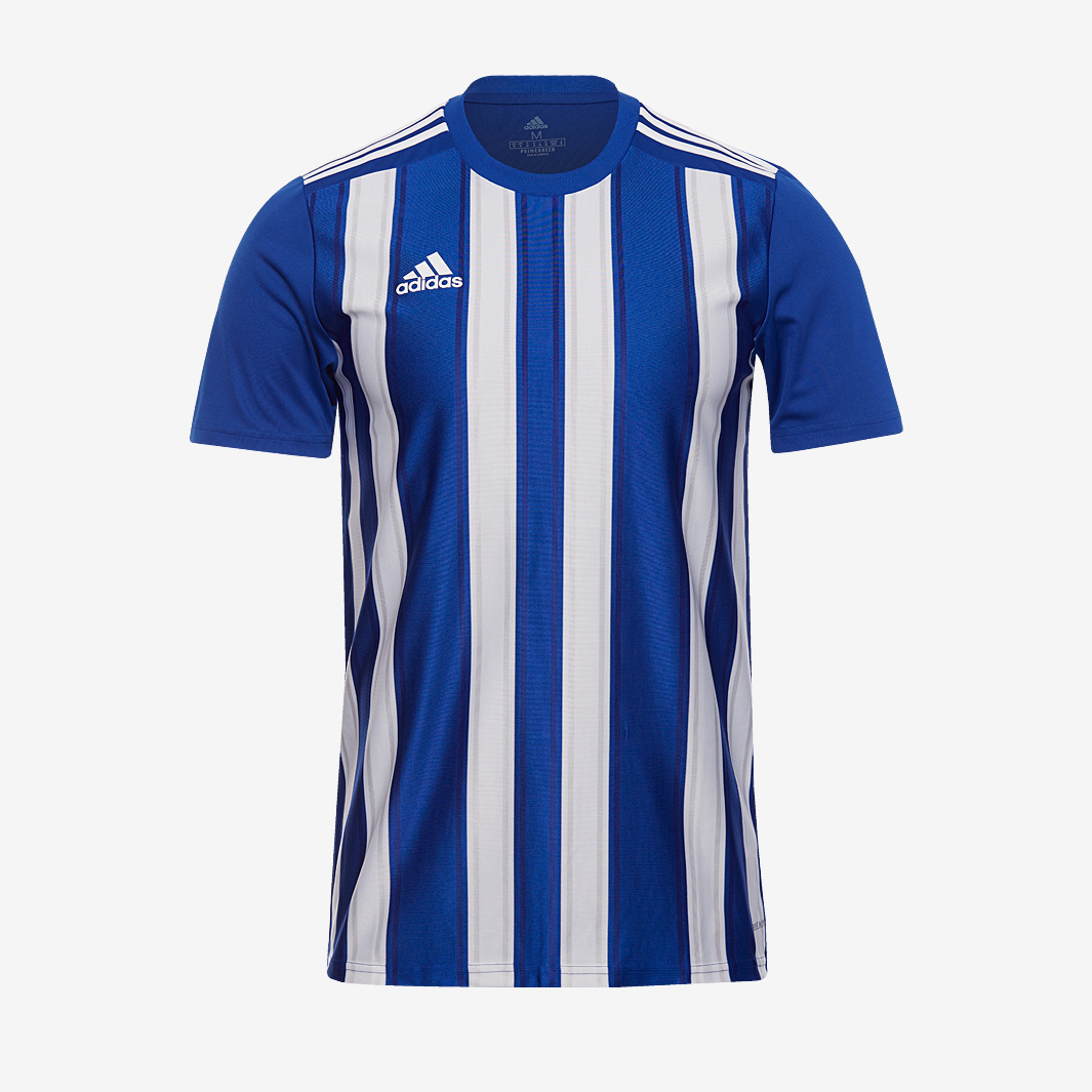 Adidas Junior Striped 21 Ss Jersey Blue